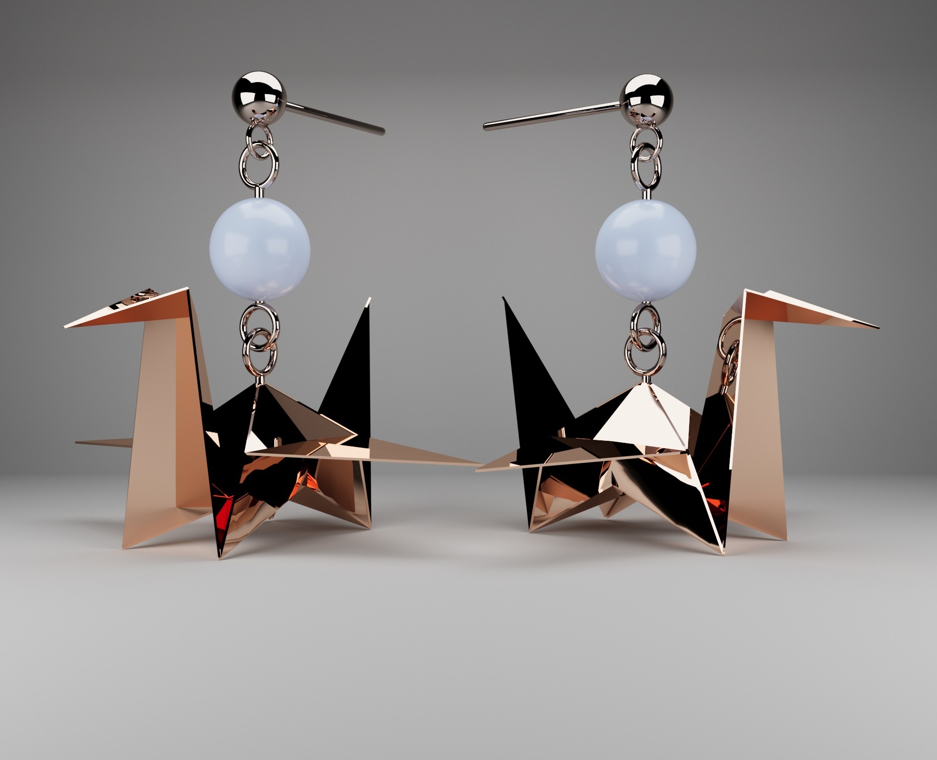 3D-модель сережек — Графика, 3D на Dprofile