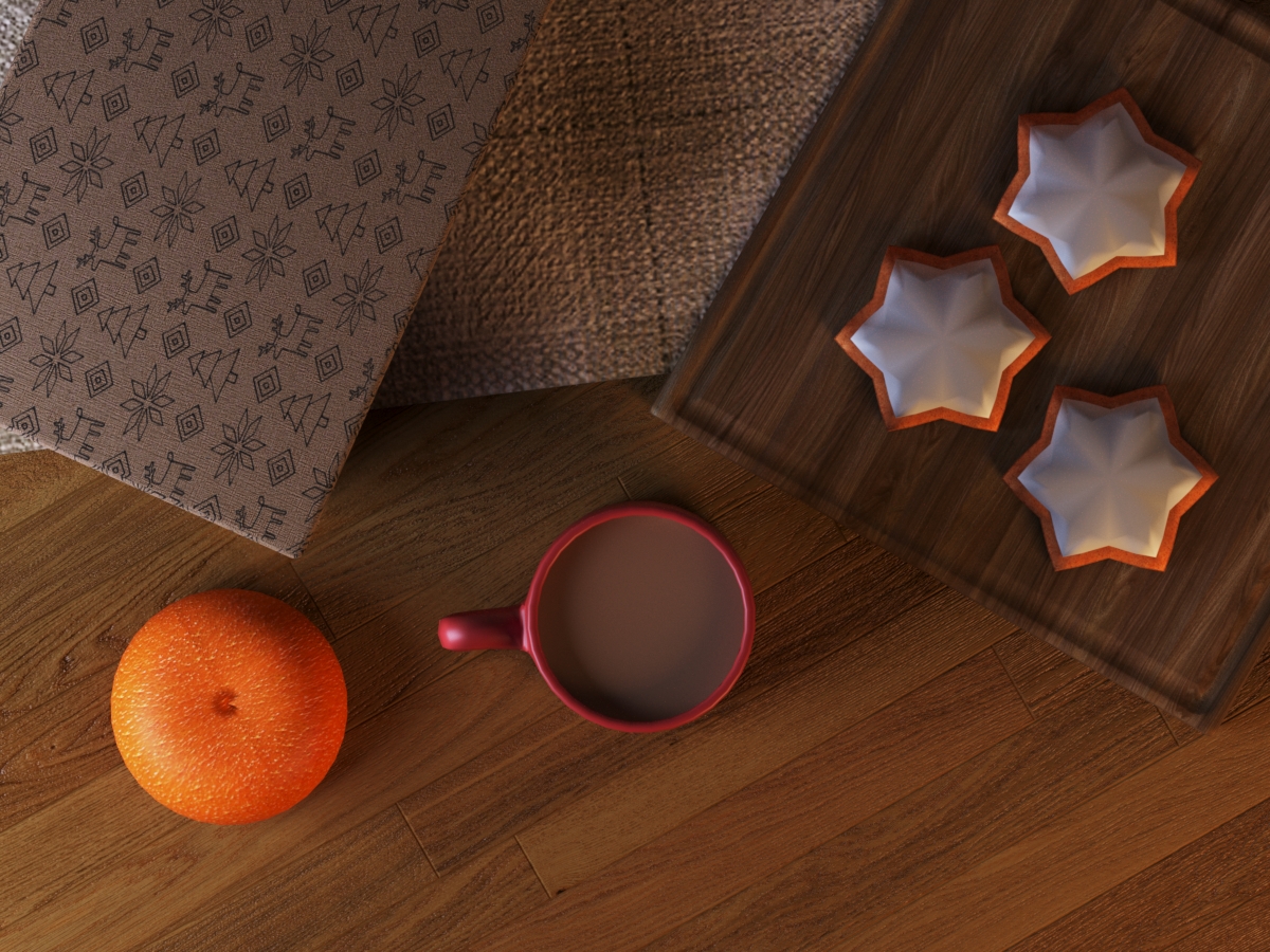 Новогодний натюрморт — Изображение №4 — Графика, 3D на Dprofile