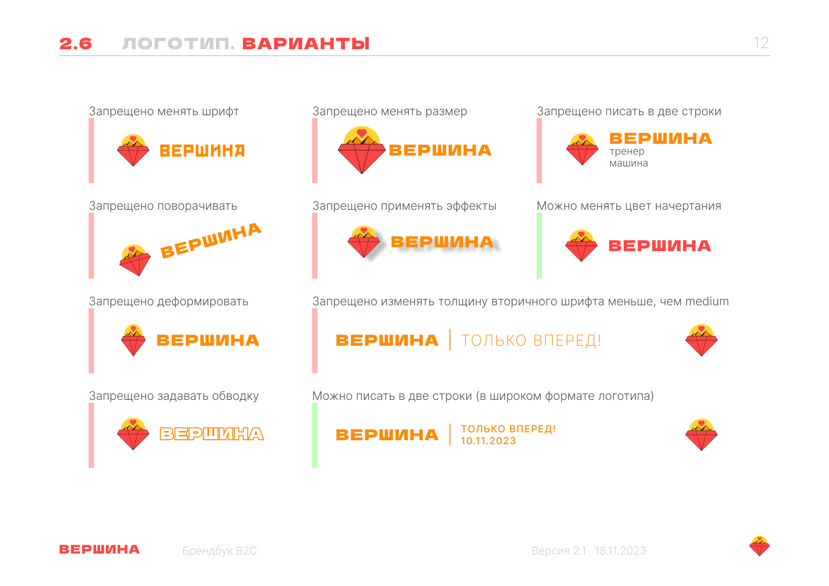 Брендбук "Вершина" — Изображение №28 — Брендинг на Dprofile