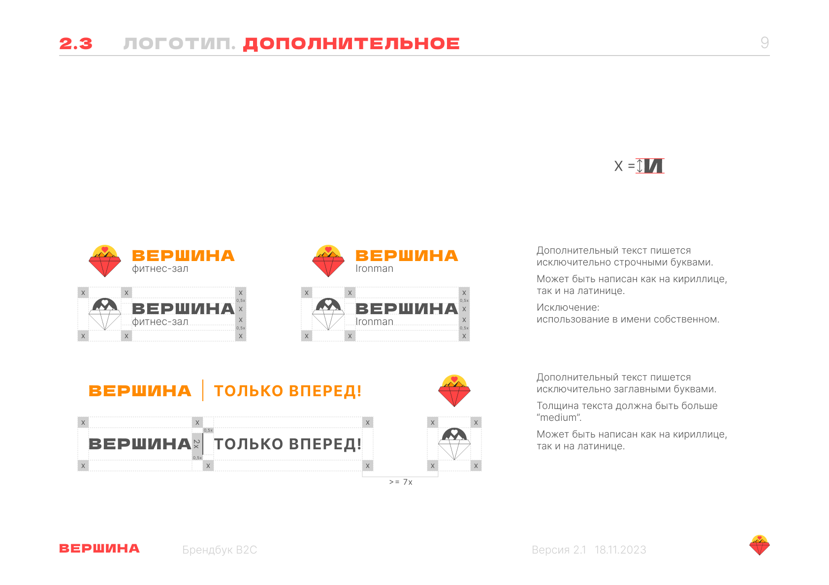 Брендбук "Вершина" — Изображение №7 — Брендинг на Dprofile