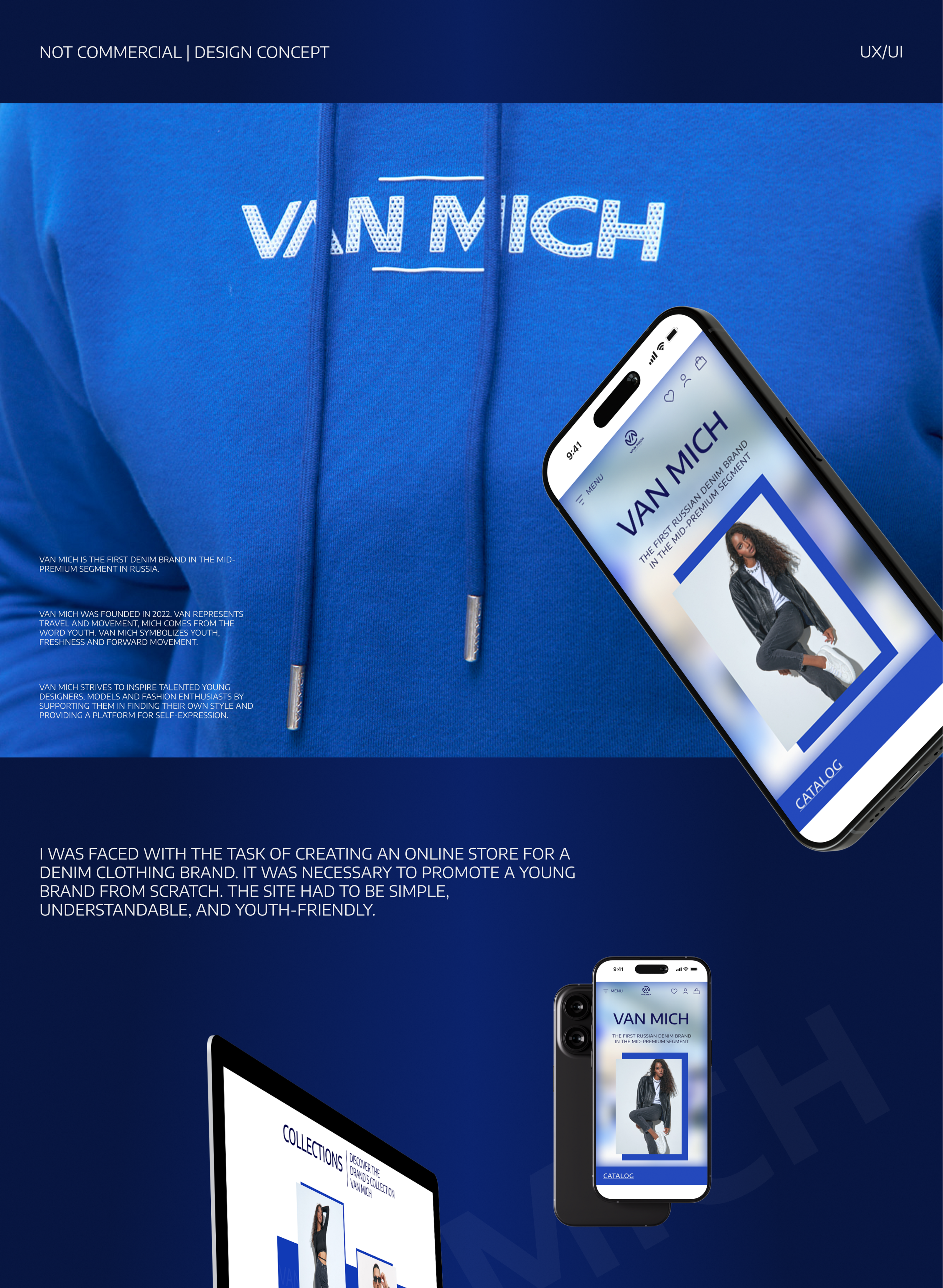 VAN MICH / online store — Изображение №1 — Интерфейсы, Маркетинг на Dprofile