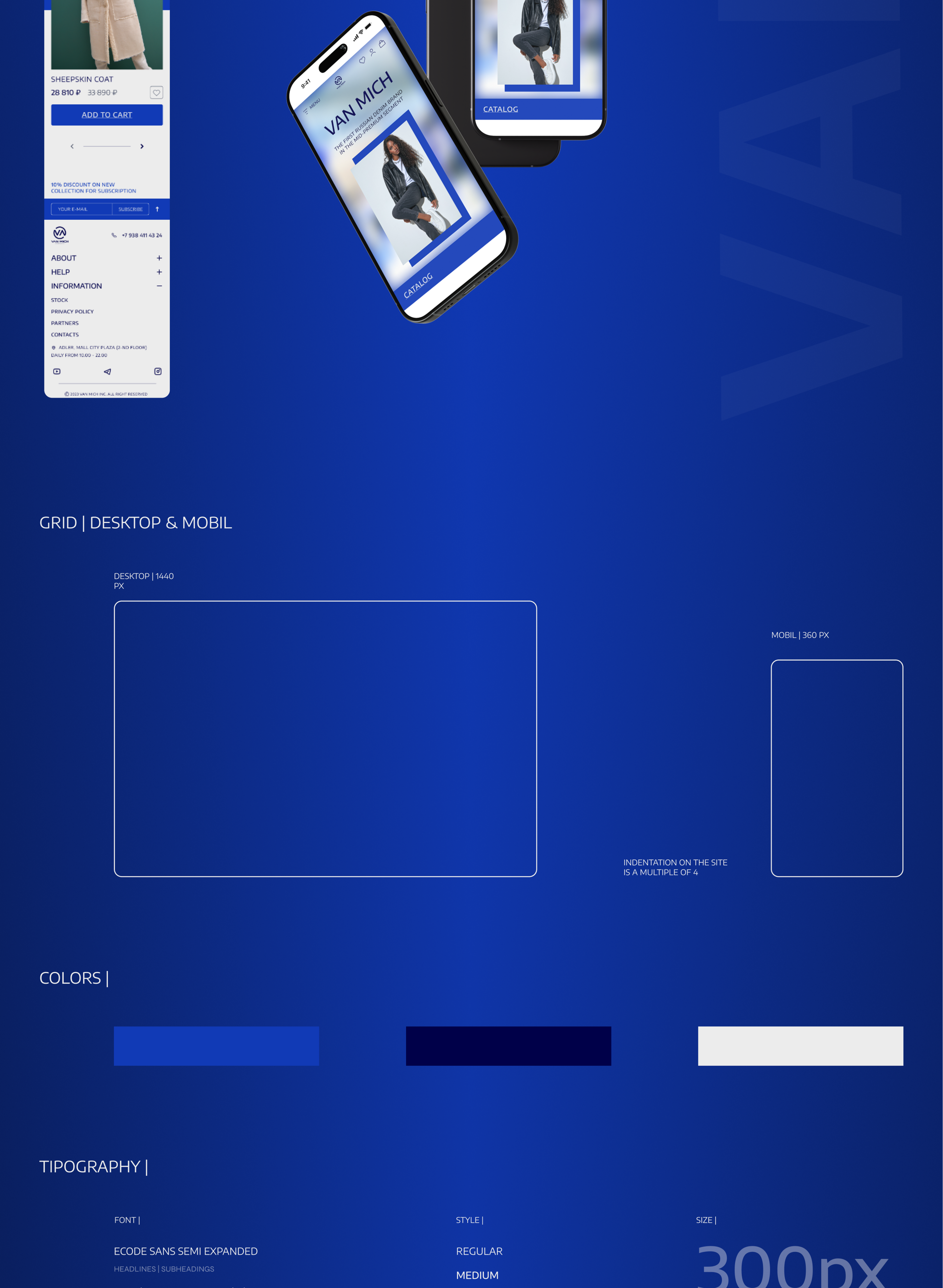 VAN MICH / online store — Изображение №6 — Интерфейсы, Маркетинг на Dprofile