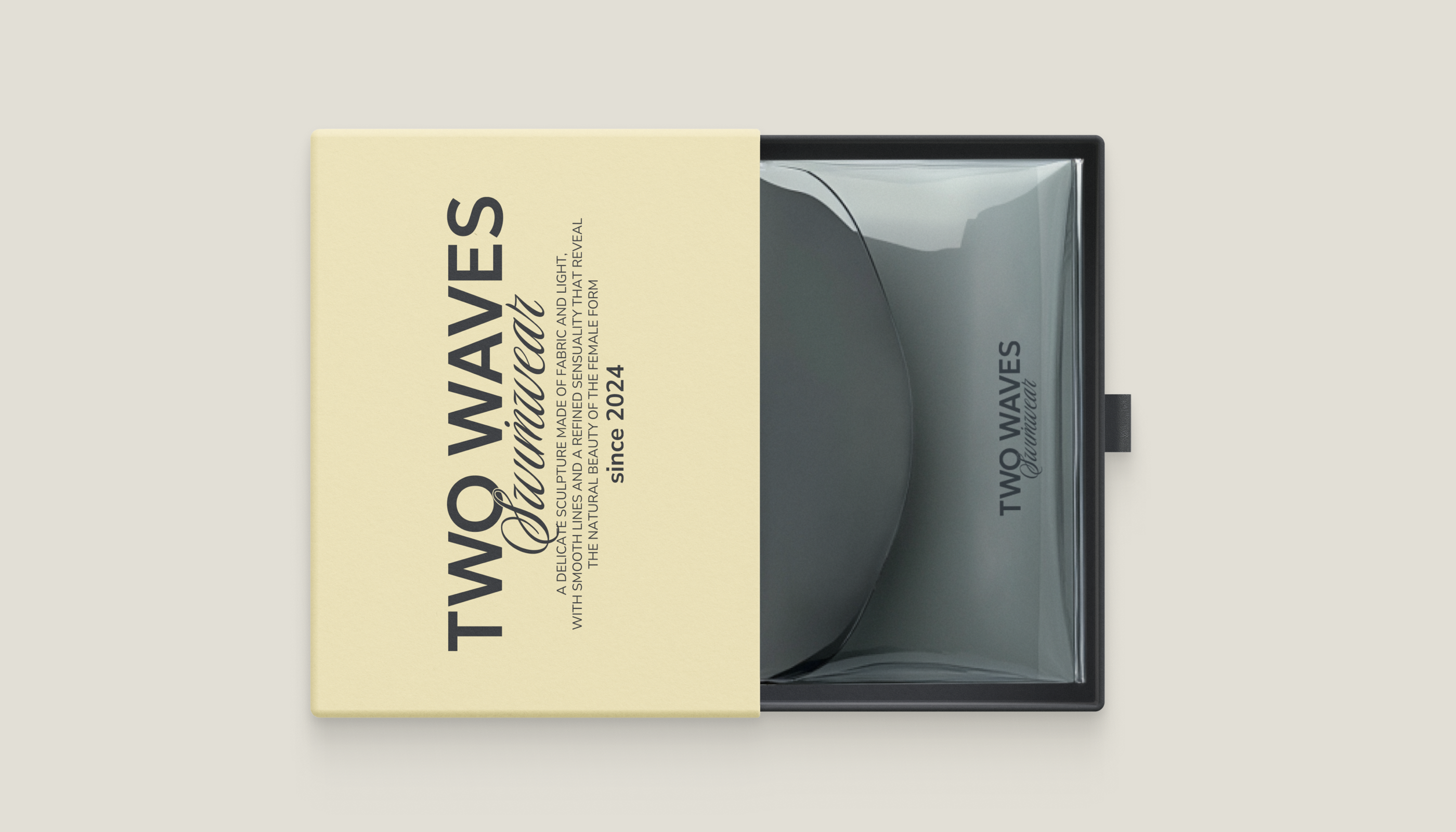 "TWO WAVES" Фирменный стиль для бренда купальников — Изображение №1 — Брендинг на Dprofile