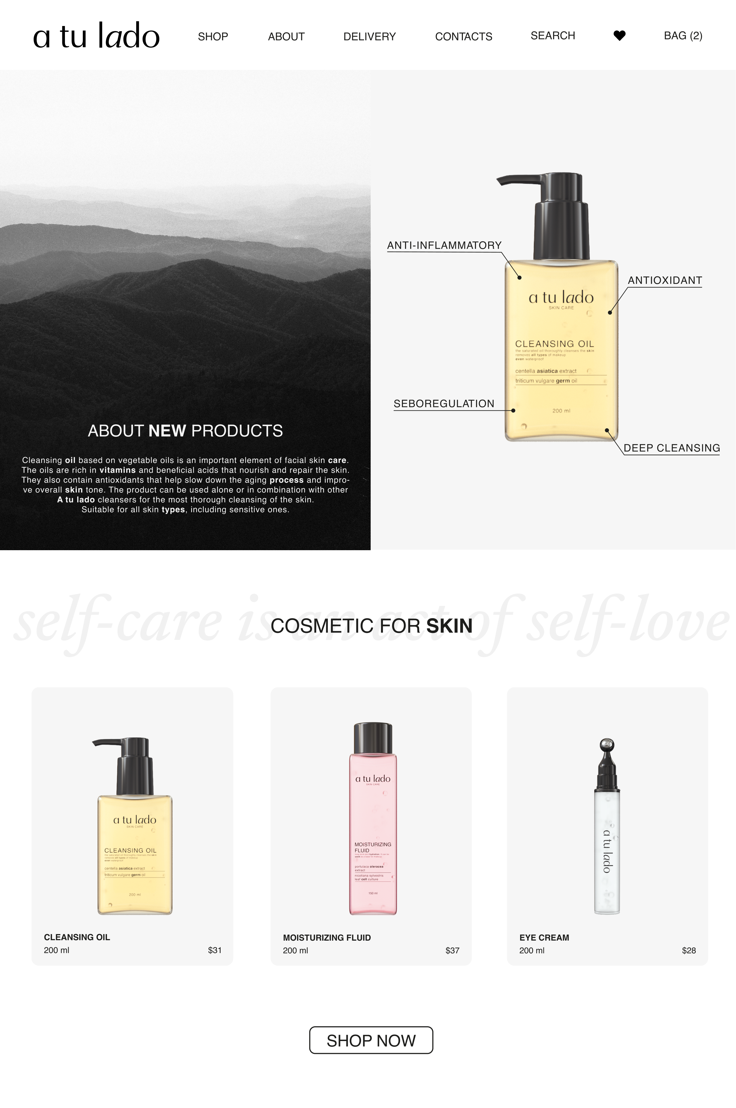 "A tu lado" Skincare packaging design — Изображение №5 — Брендинг на Dprofile