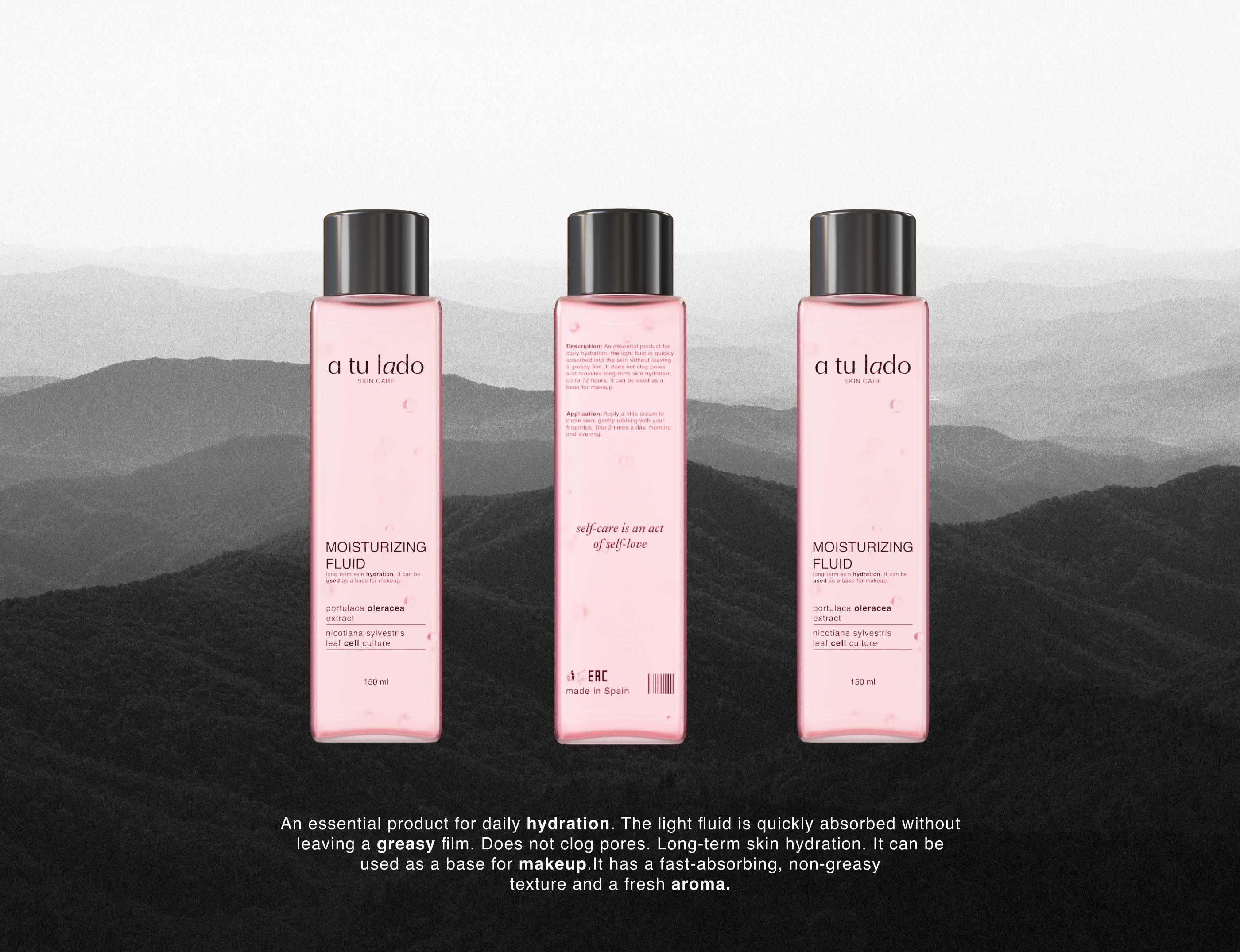 "A tu lado" Skincare packaging design — Изображение №4 — Брендинг на Dprofile
