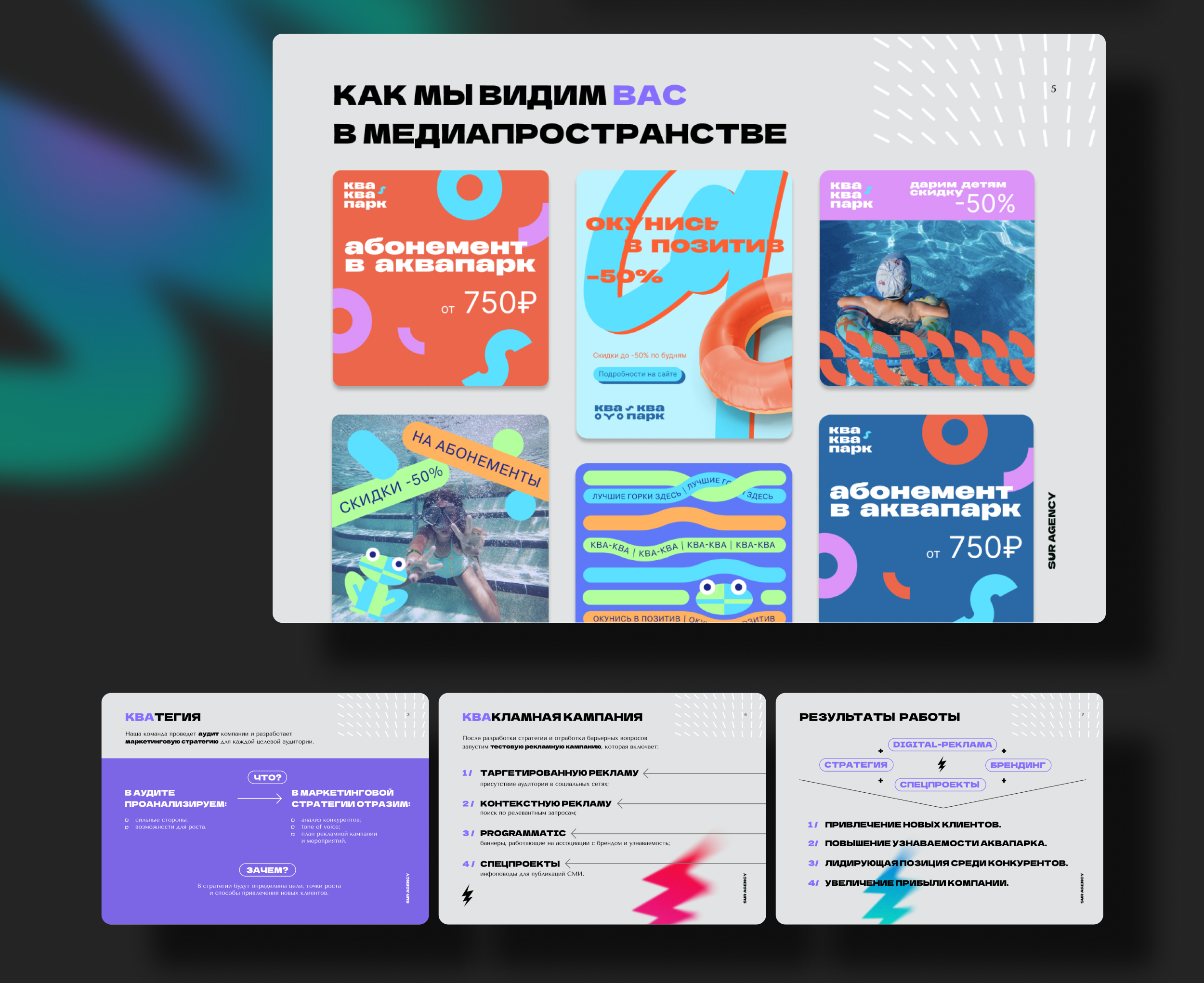 Презентация «Ква-Ква х SUR Agency» — Изображение №2 — Маркетинг на Dprofile
