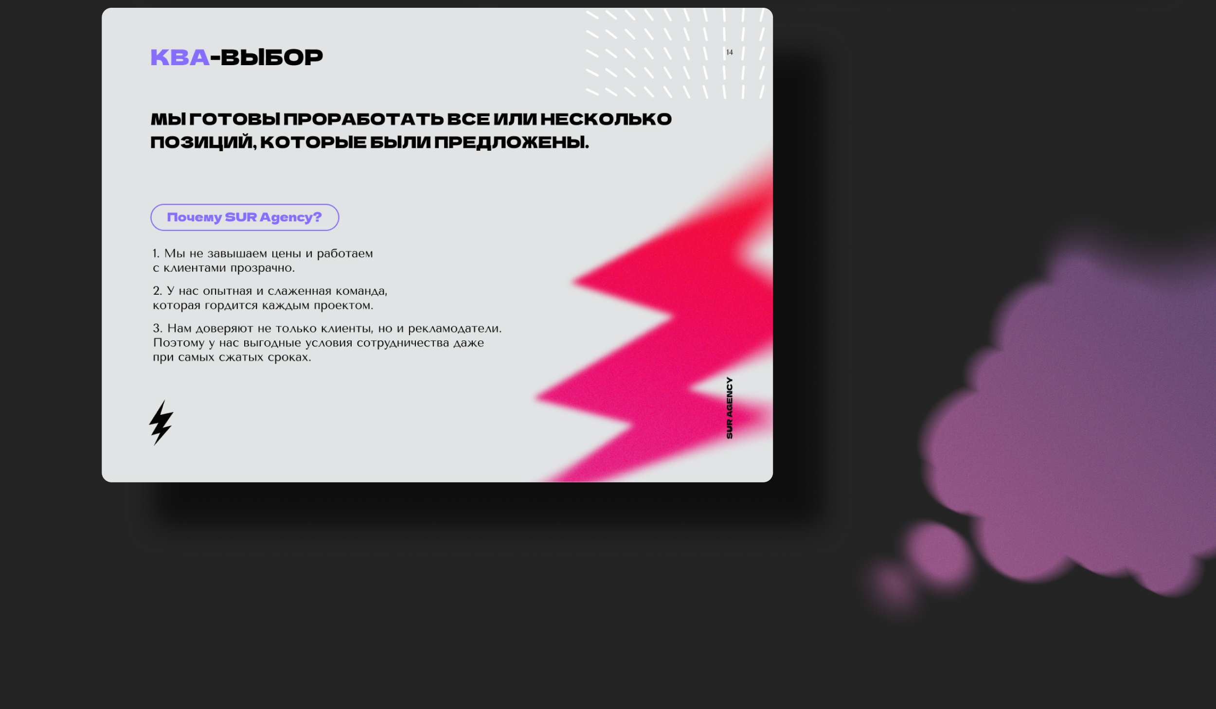 Презентация «Ква-Ква х SUR Agency» — Изображение №3 — Маркетинг на Dprofile