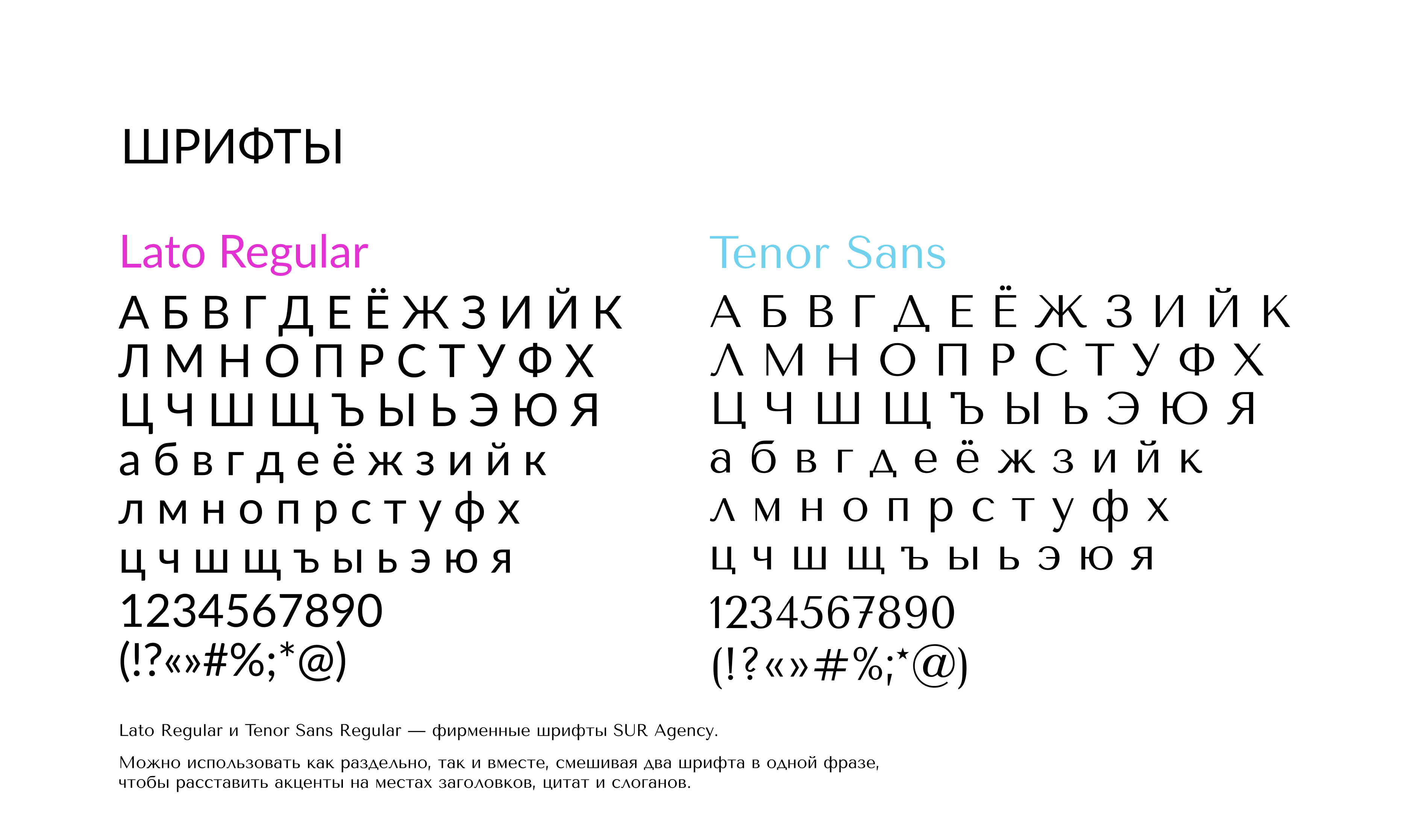 Брендбук SUR Agency 2023 — Изображение №6 — Брендинг на Dprofile