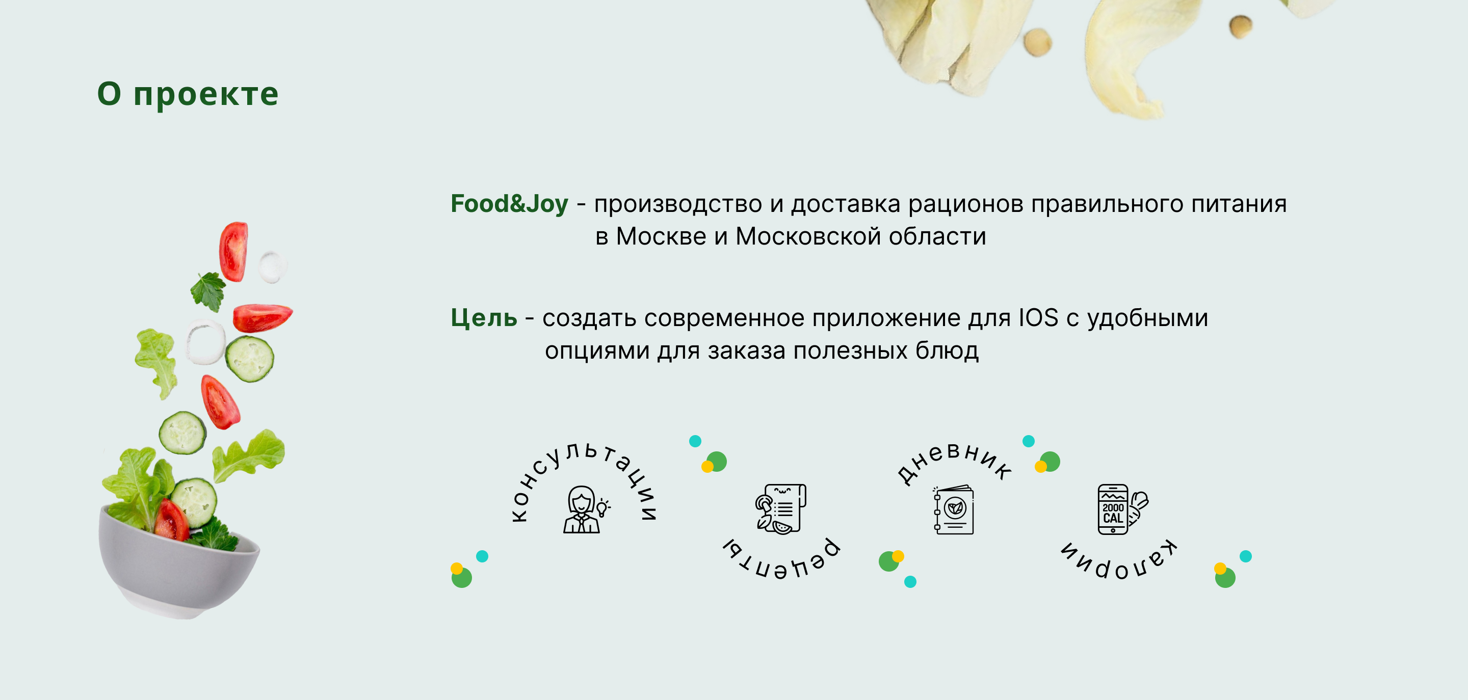 Mobile App | UI/UX design | Food&Joy — Изображение №2 — Интерфейсы на Dprofile