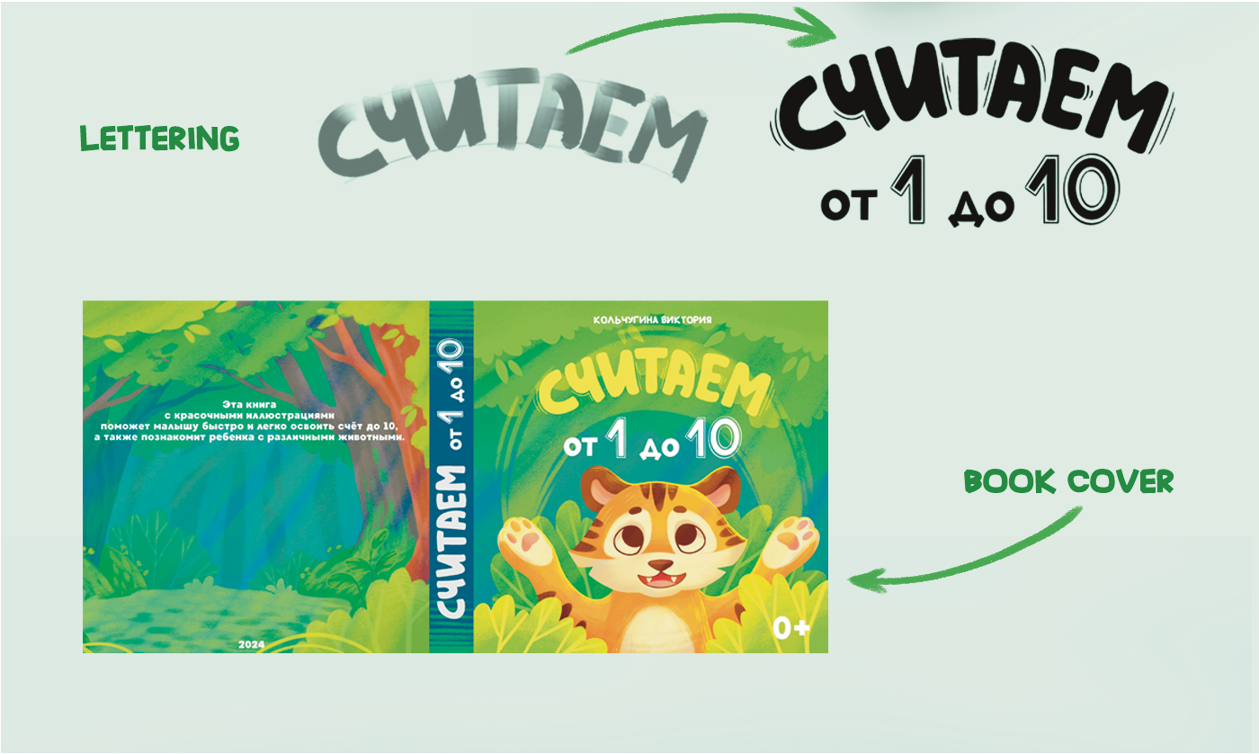 Иллюстрации для детской книги "считаем от 1 до 10" — Изображение №2 — Иллюстрация, Графика на Dprofile