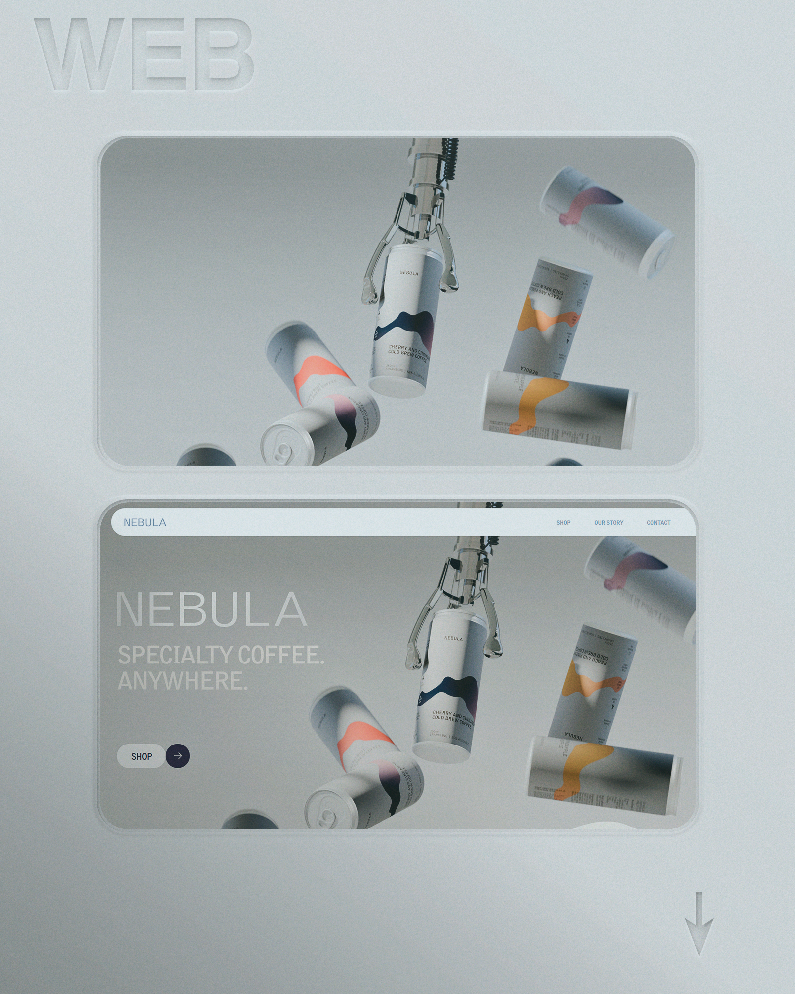 Nebula Drinks: 3D Визуализация — Изображение №3 — Графика, 3D на Dprofile