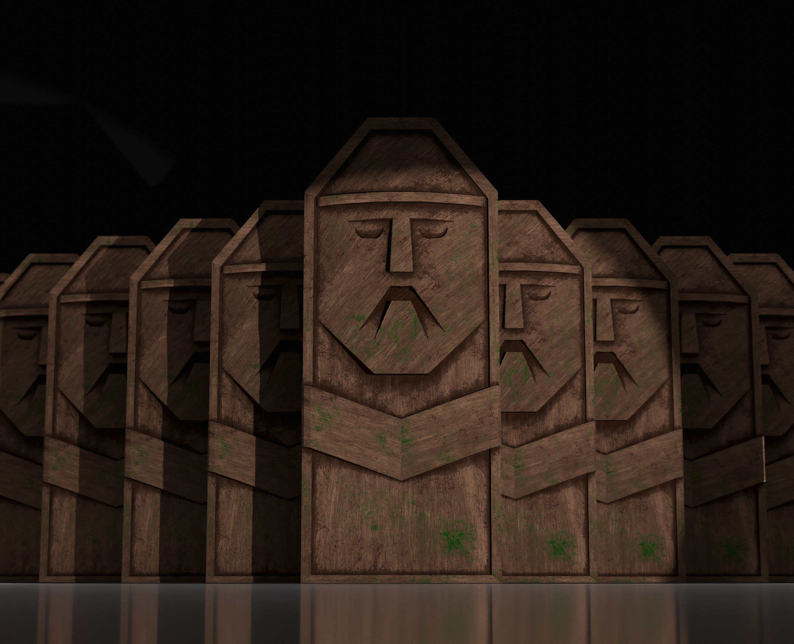 Деревянный идол на Dprofile