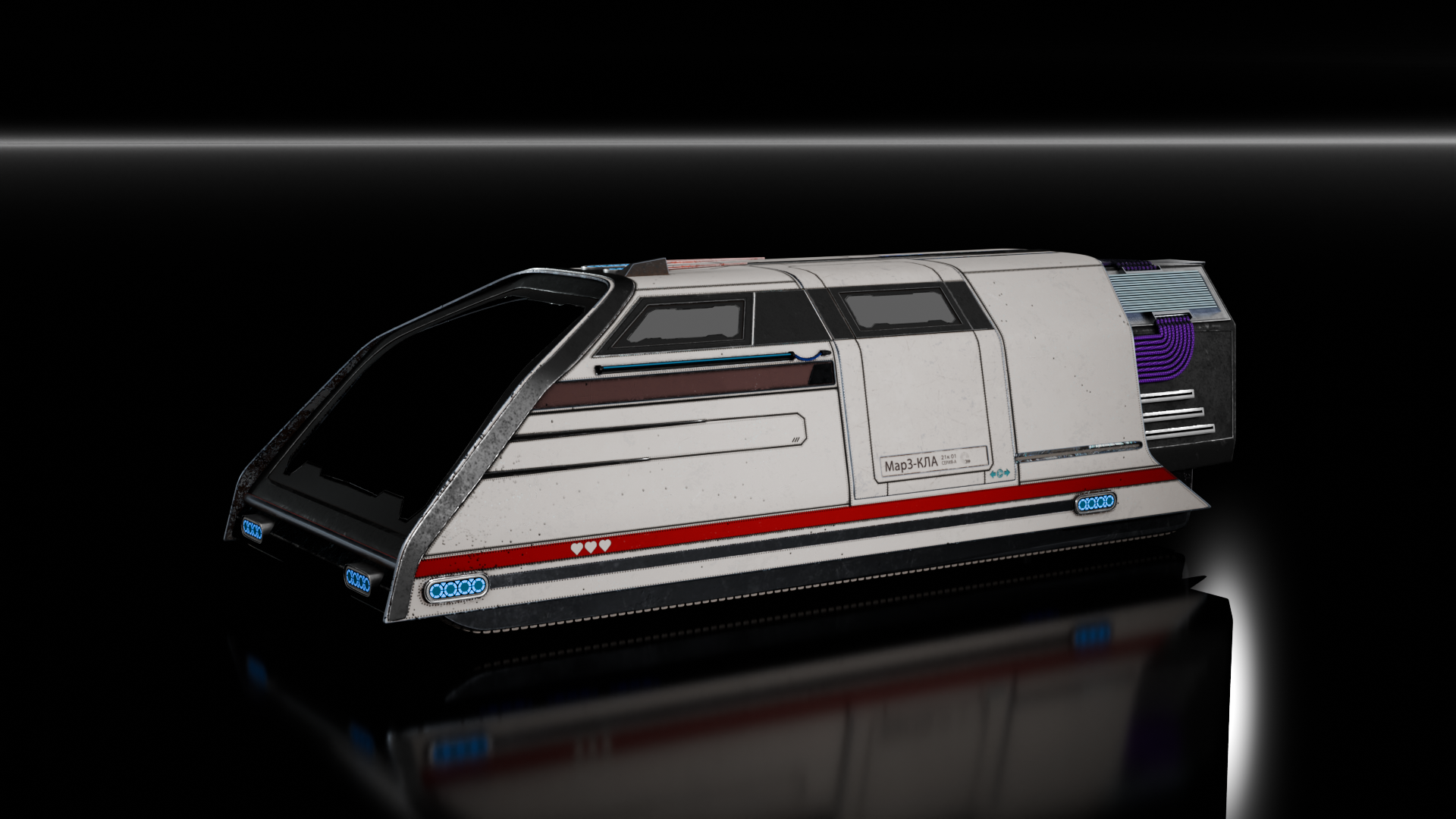 Бюджетный космический Sci-fi челнок — Изображение №1 — Иллюстрация, 3D на Dprofile