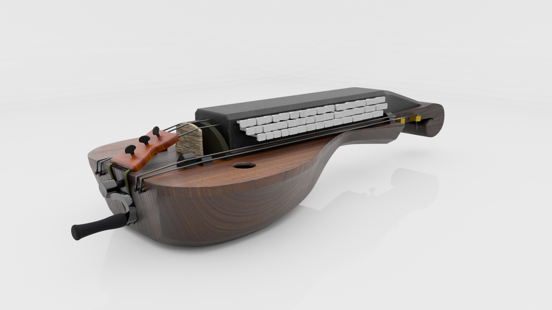 Колёсная ли́ра — Изображение №1 — Графика, 3D на Dprofile