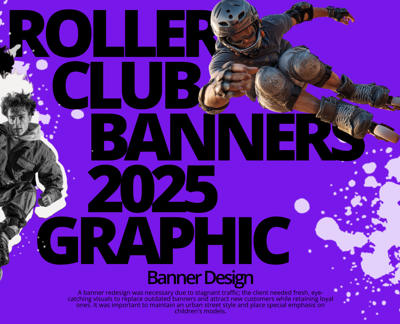 Банеры для компании Roller Club — Интерфейсы, Иллюстрация на Dprofile