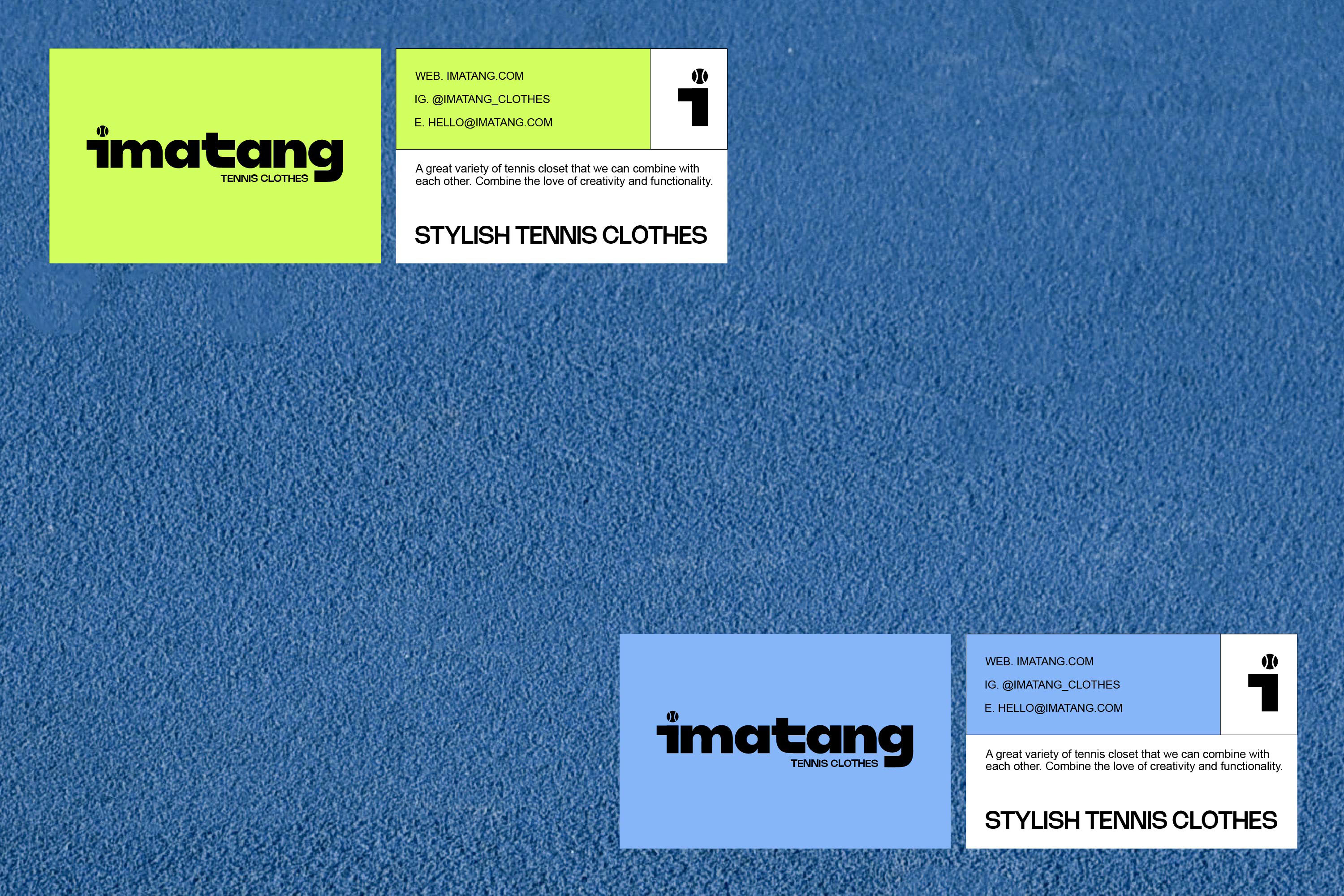 IMATANG / айдентика для теннисной одежды — Изображение №11 — Брендинг, Графика на Dprofile