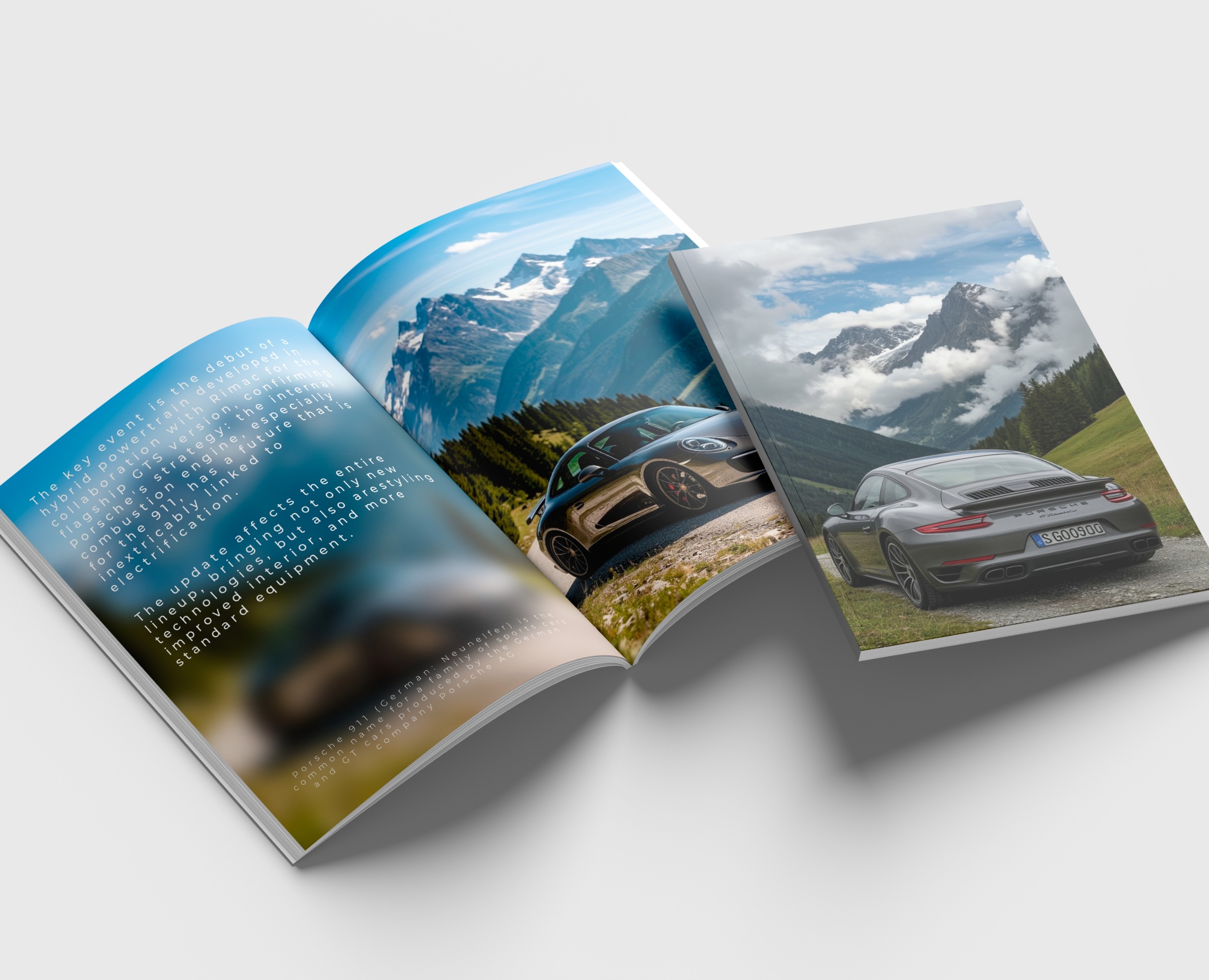Posters porsche — Брендинг, Графика на Dprofile