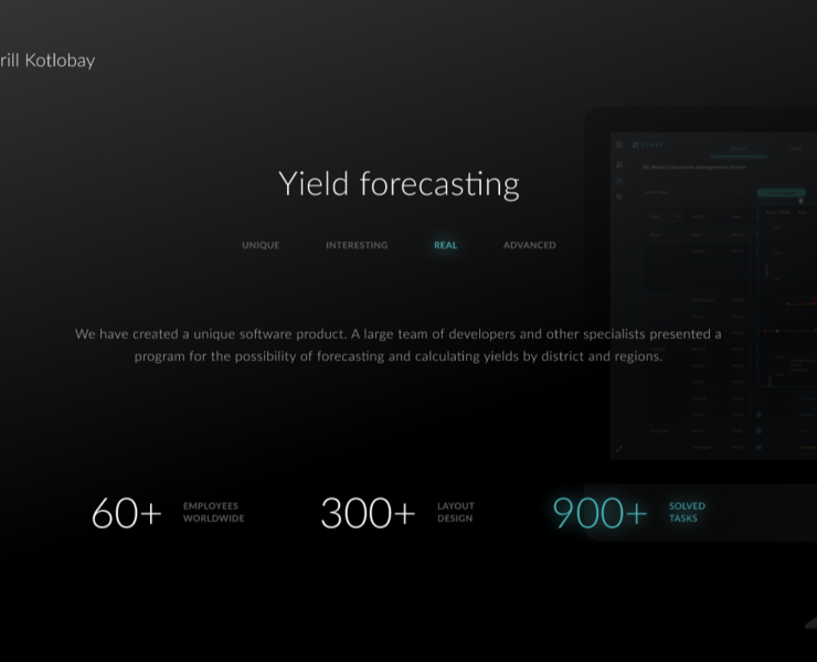 Dashboard and charts — Интерфейсы на Dprofile