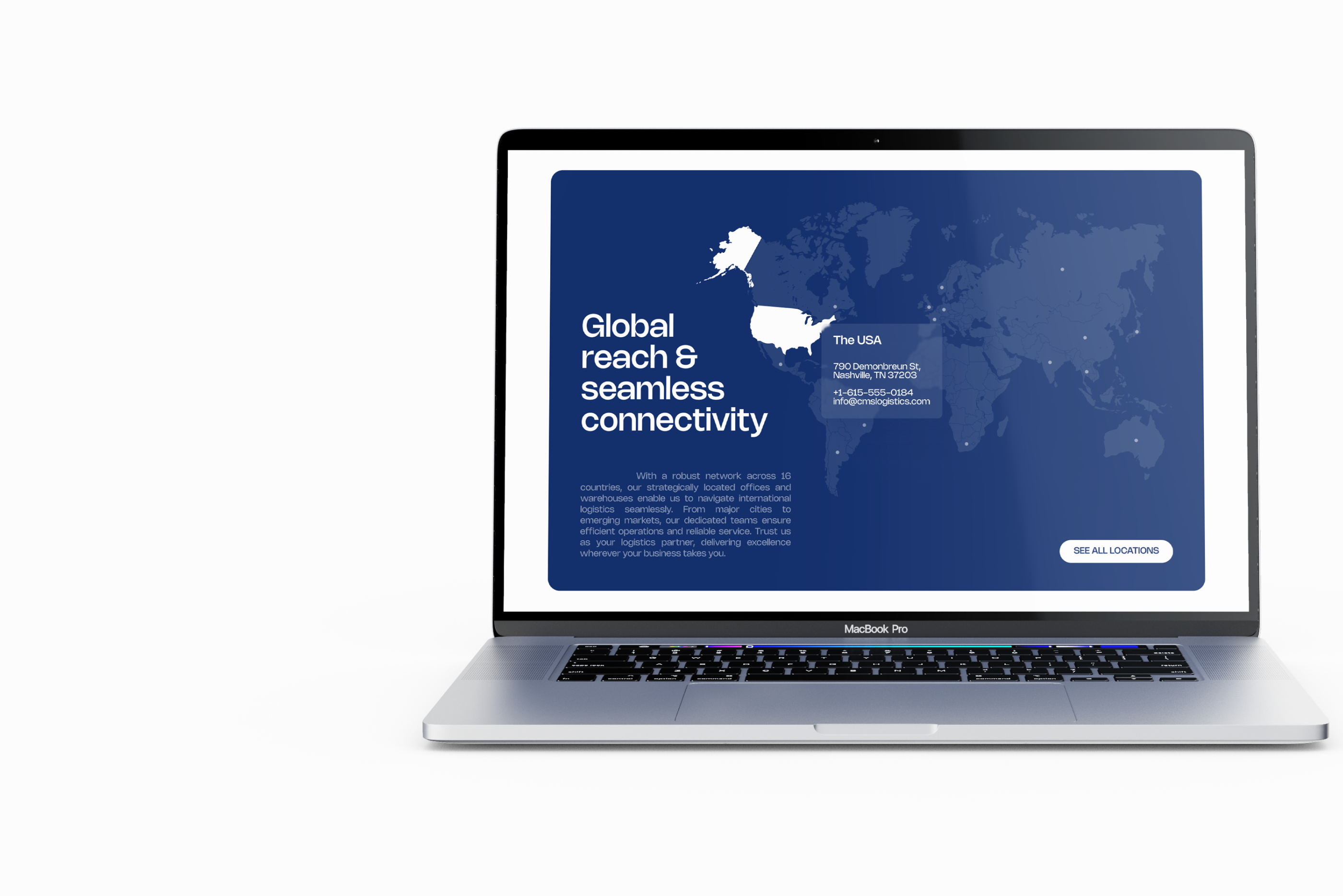 Landing page design | CMS Logistics — Изображение №5 — Интерфейсы на Dprofile