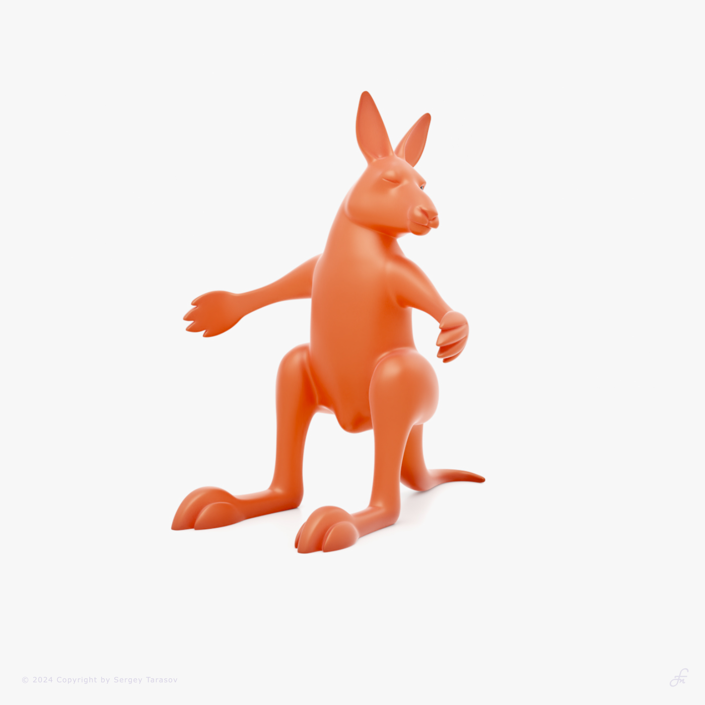 Кенгуру — подставка для смартфона — Изображение №3 — 3D, Анимация на Dprofile