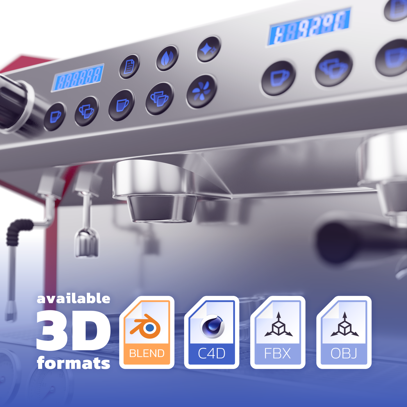 Кофемашина — 3D-модель — Изображение №10 — 3D на Dprofile