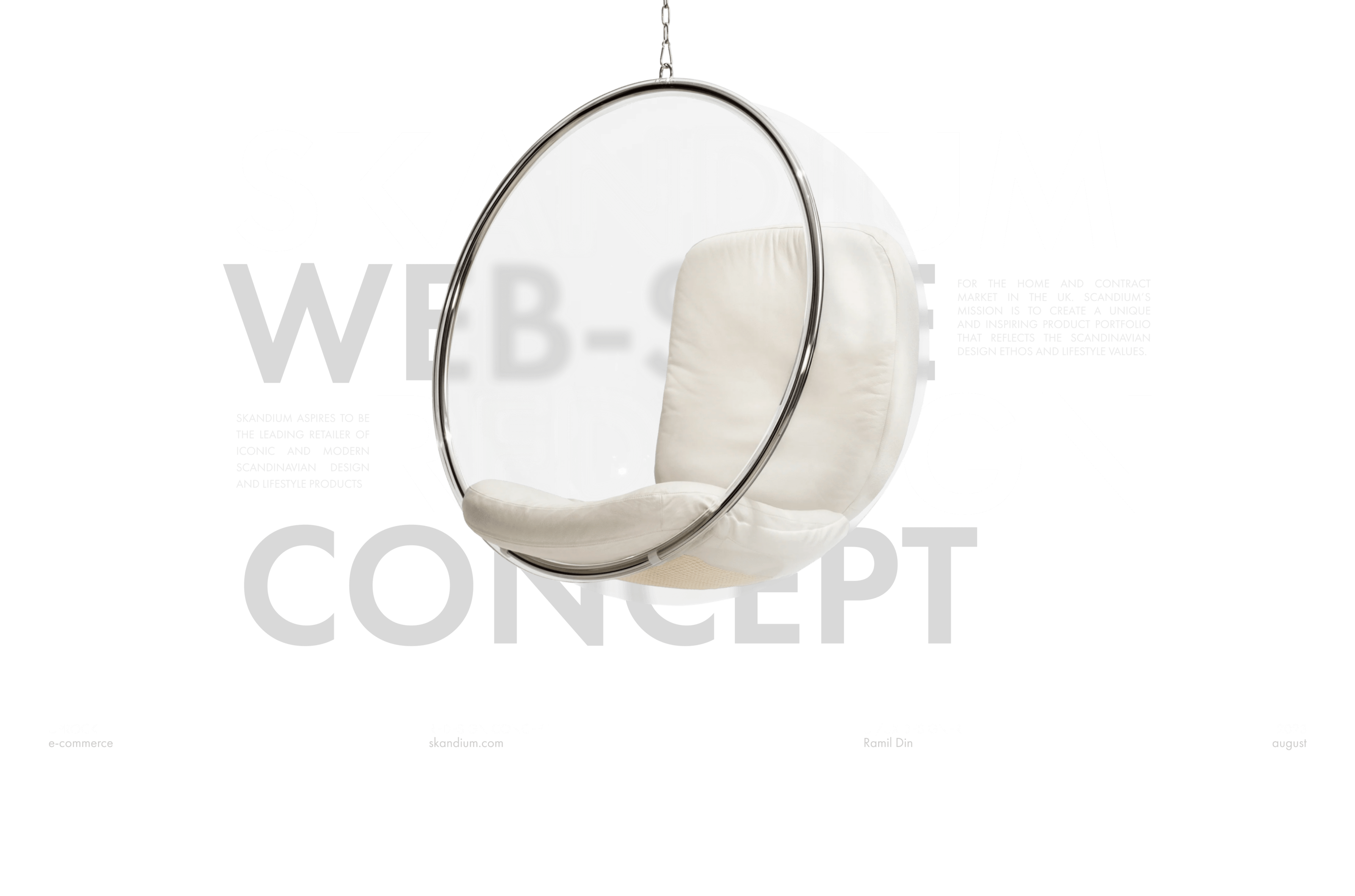 Skandium | E-commerce redesign concept — Изображение №1 — Интерфейсы, Графика на Dprofile