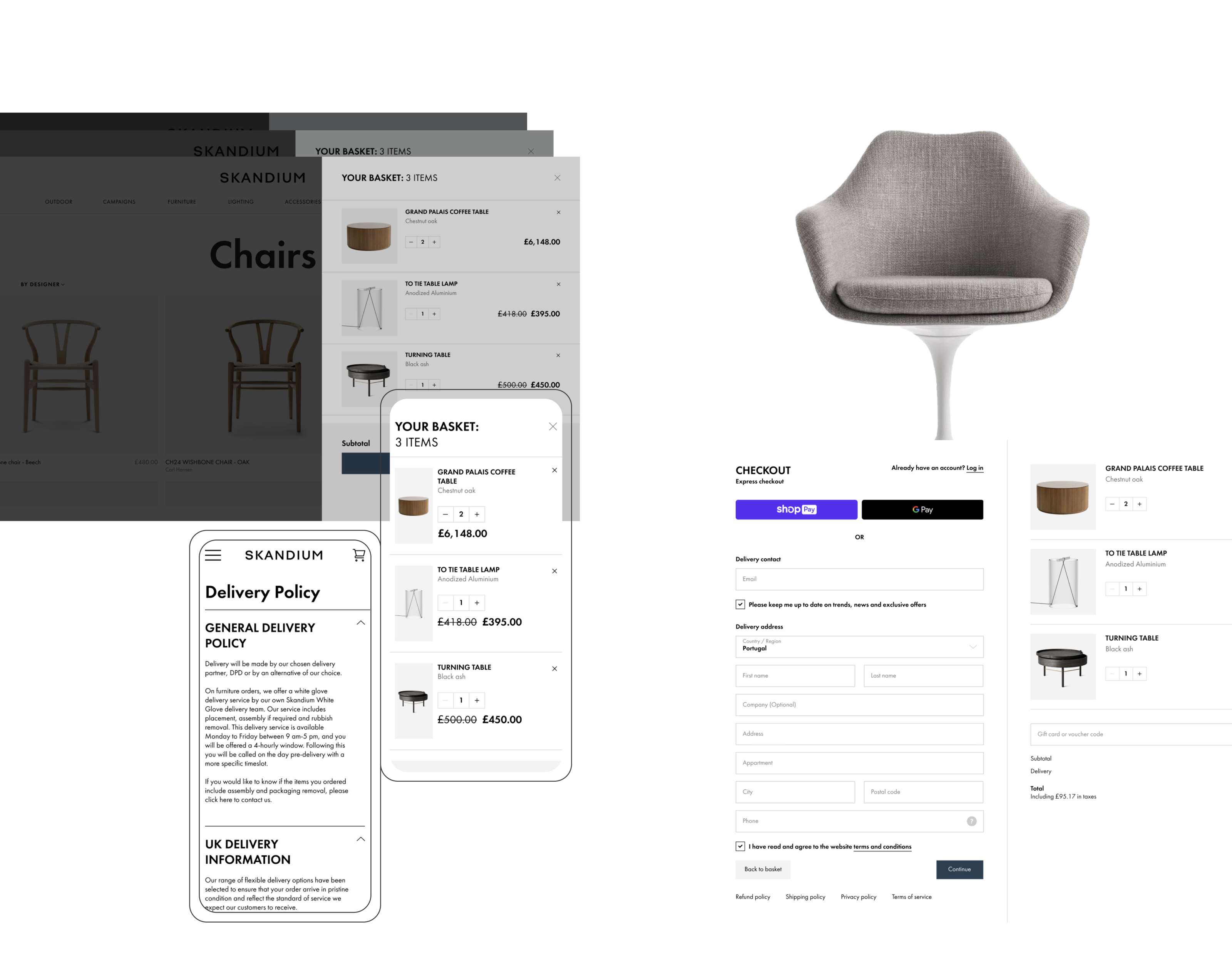 Skandium | E-commerce redesign concept — Изображение №11 — Интерфейсы, Графика на Dprofile