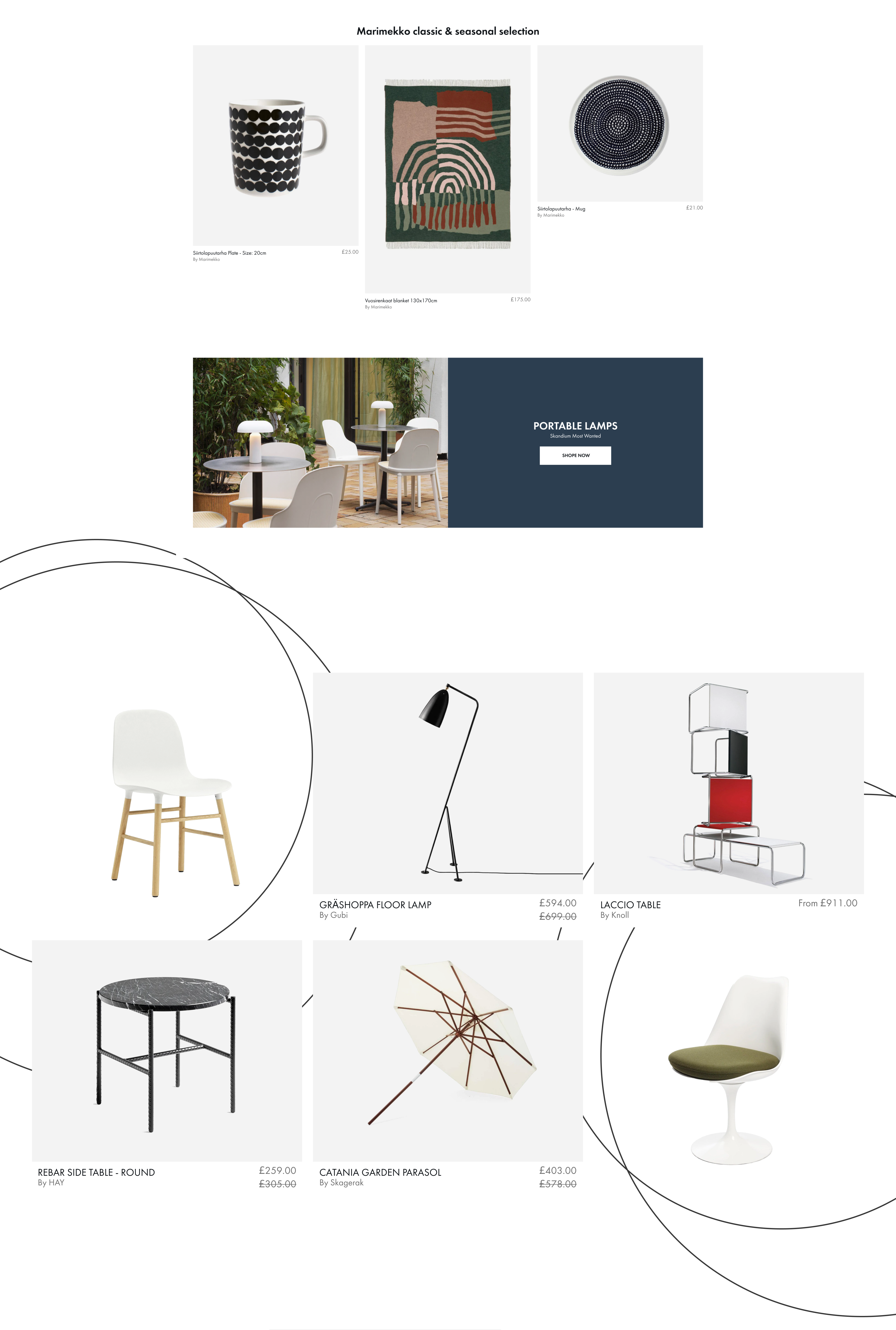 Skandium | E-commerce redesign concept — Изображение №4 — Интерфейсы, Графика на Dprofile