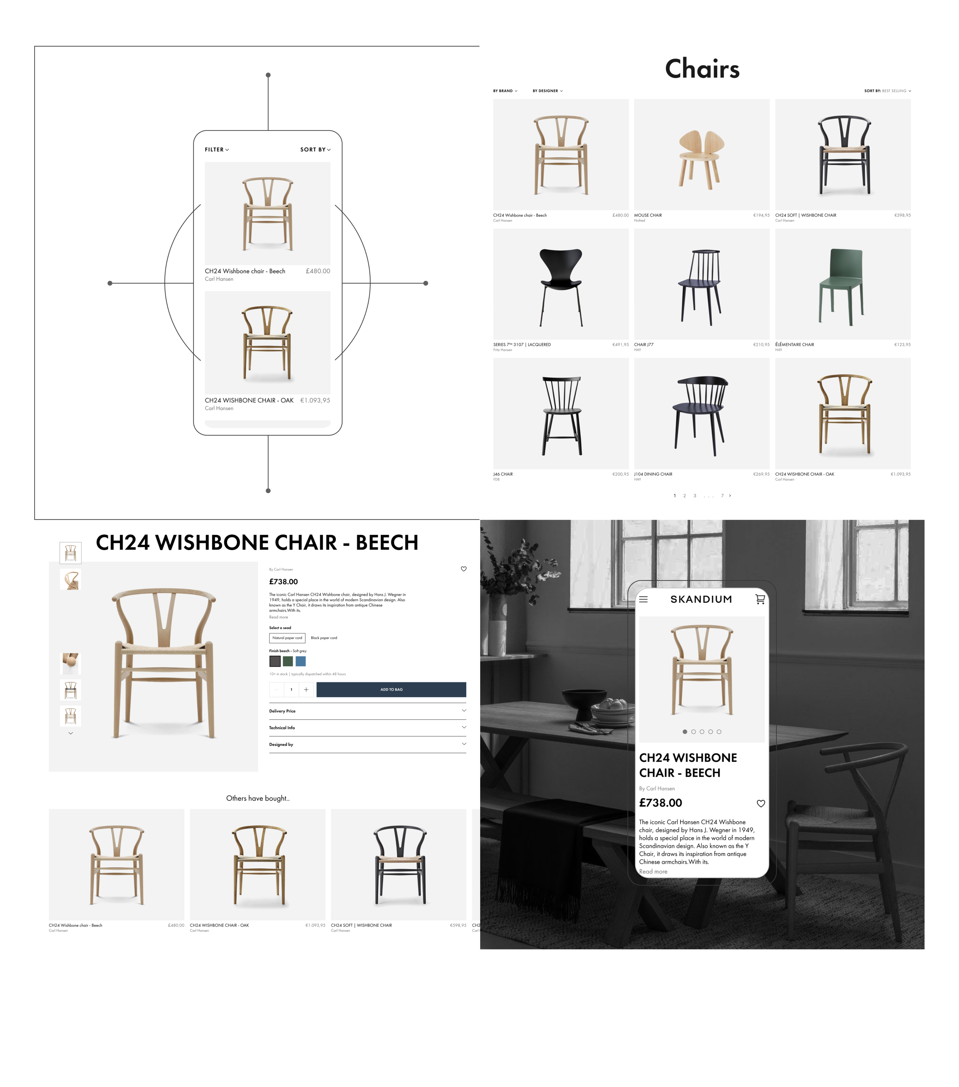 Skandium | E-commerce redesign concept — Изображение №6 — Интерфейсы, Графика на Dprofile