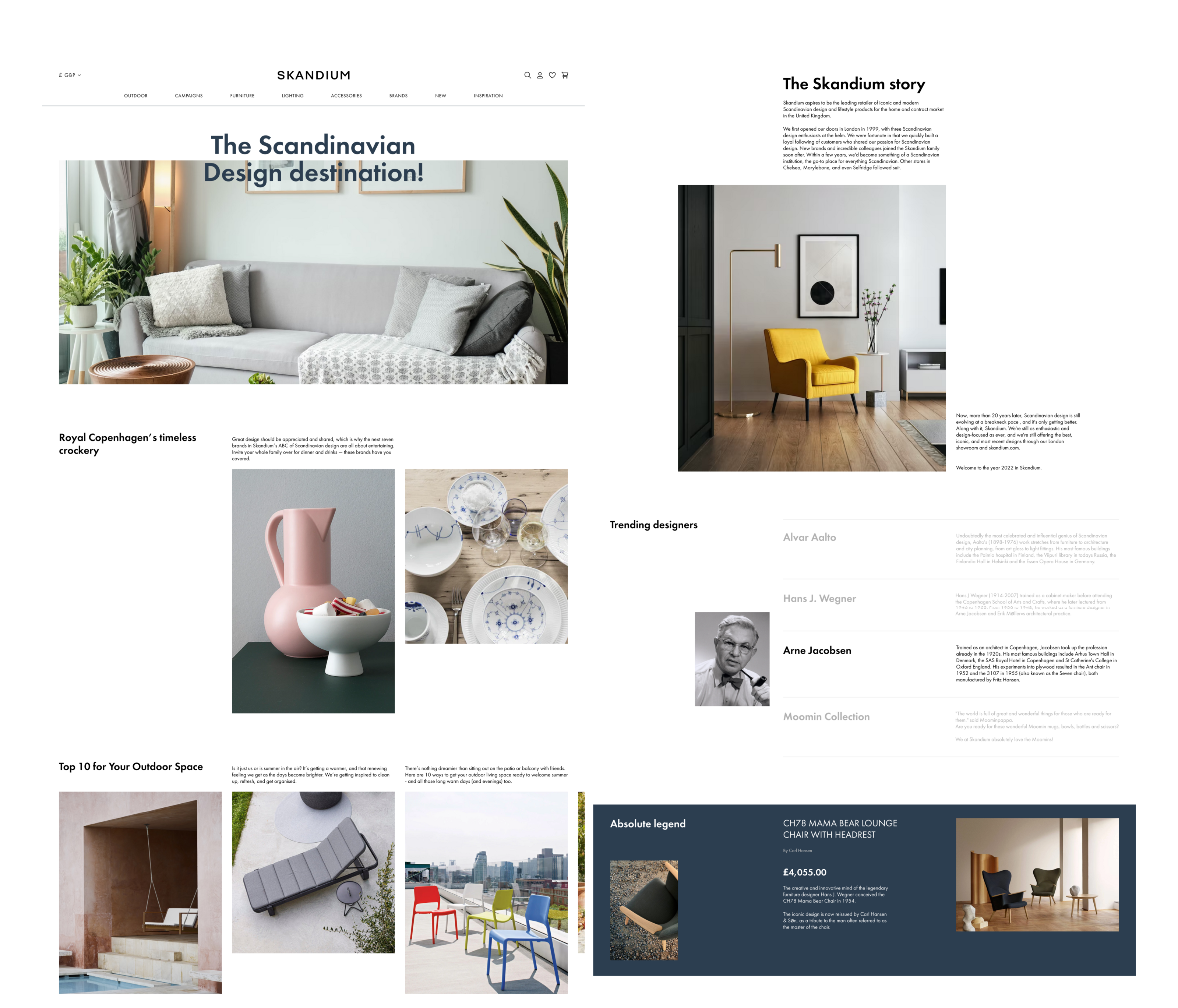 Skandium | E-commerce redesign concept — Изображение №8 — Интерфейсы, Графика на Dprofile