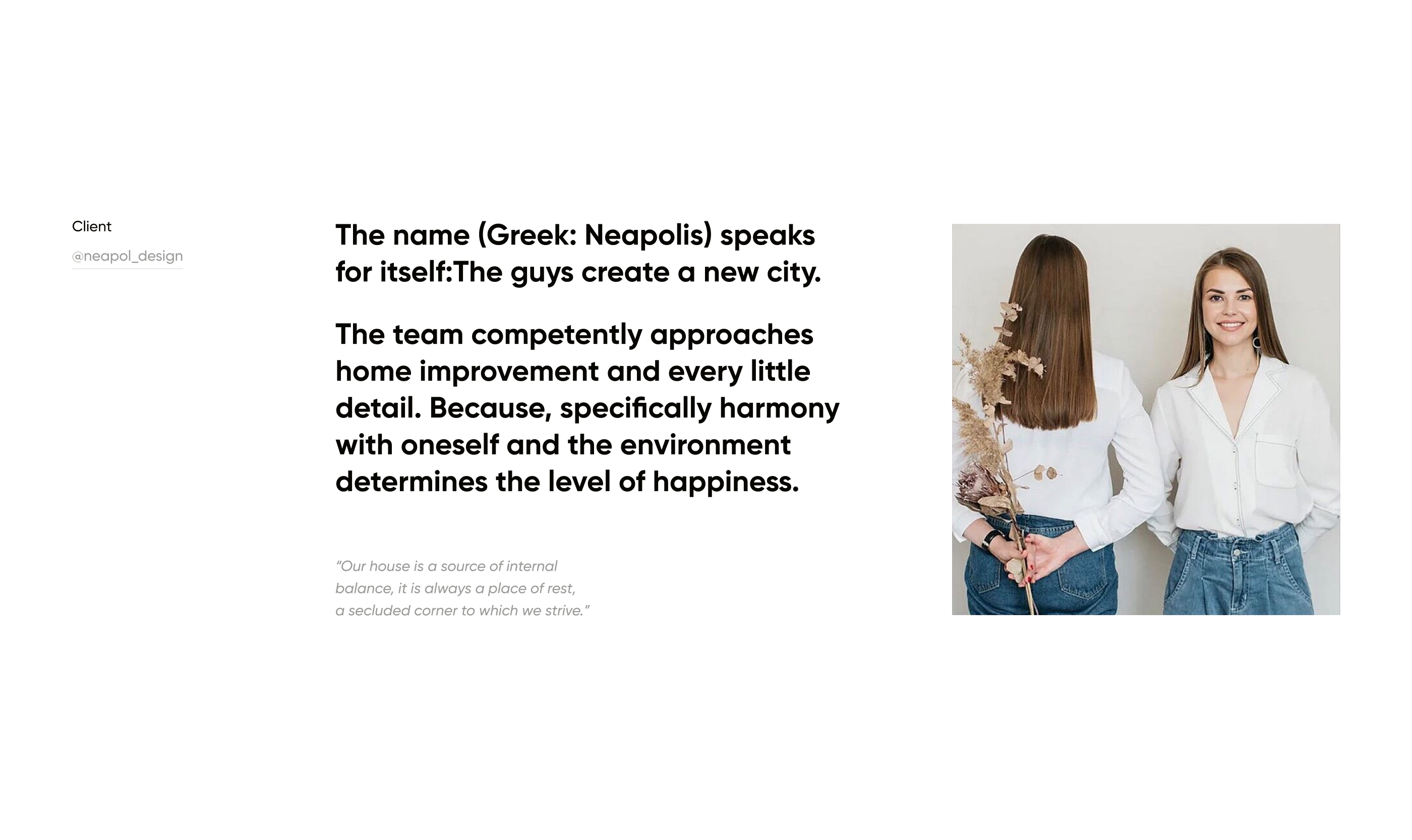 NEAPOL design studio — web — Изображение №2 — Интерфейсы на Dprofile