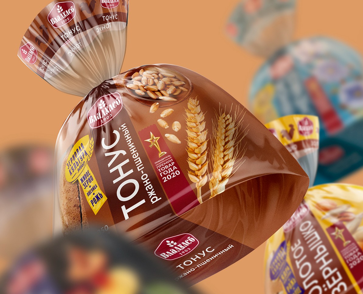 Упаковка. Владхлеб. Хлеба «Зерновая культура» — Брендинг на Dprofile