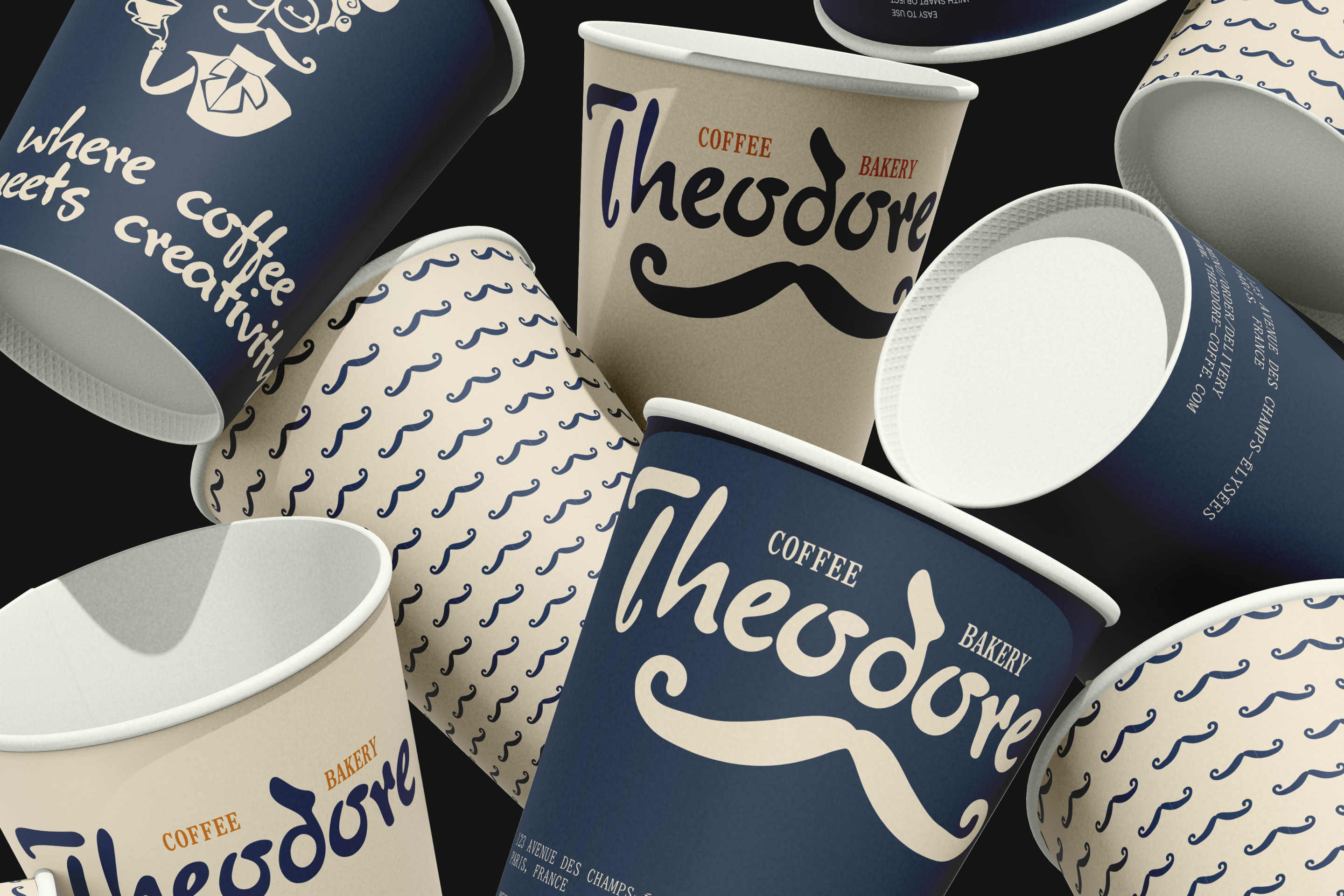 THEODORE | COFFEE SHOP IDENTITY — Изображение №2 — Брендинг, Графика на Dprofile