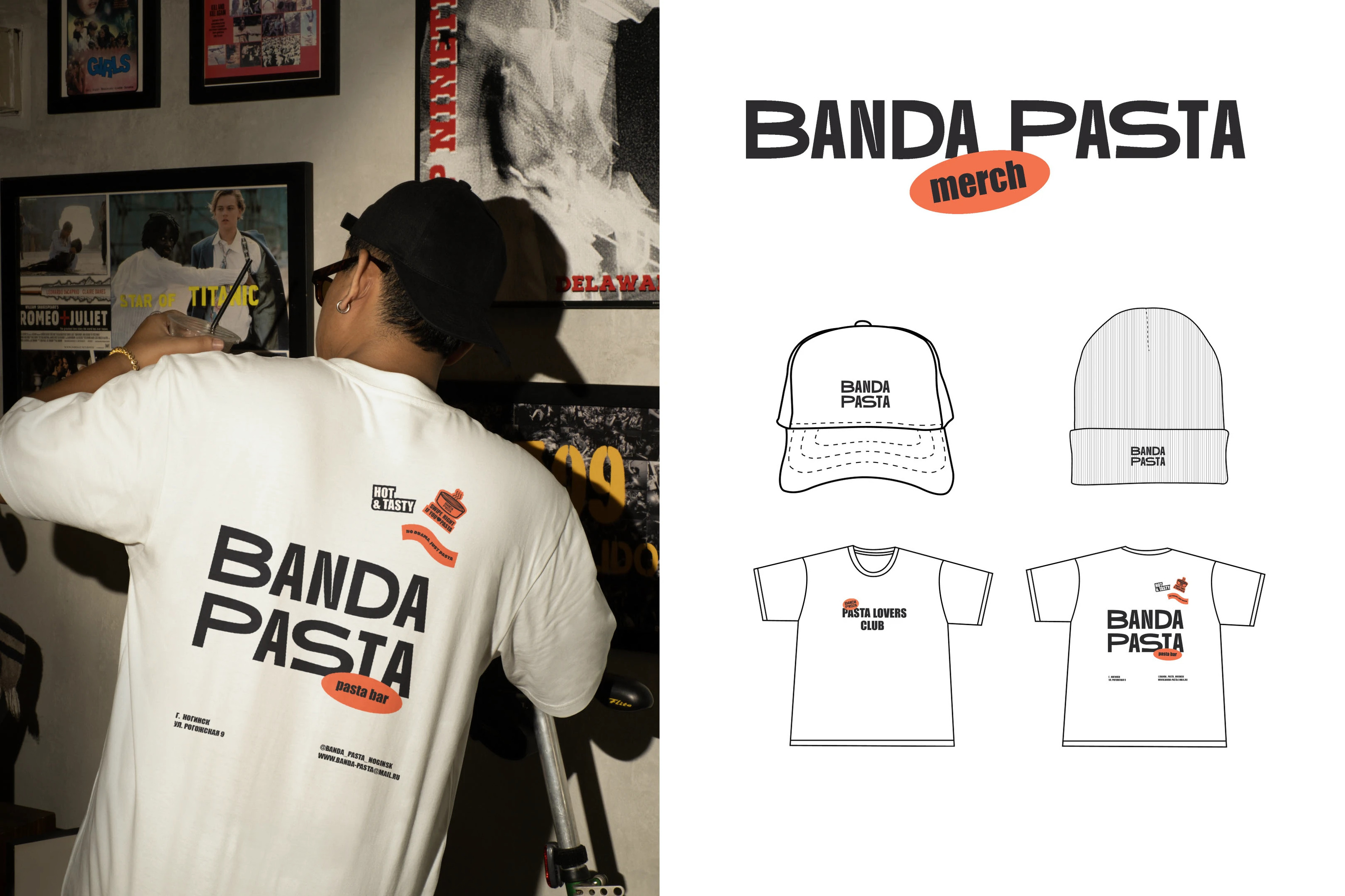 BANDA PASTA BAR BRAND IDENTITY — Изображение №15 — Брендинг, Графика на Dprofile