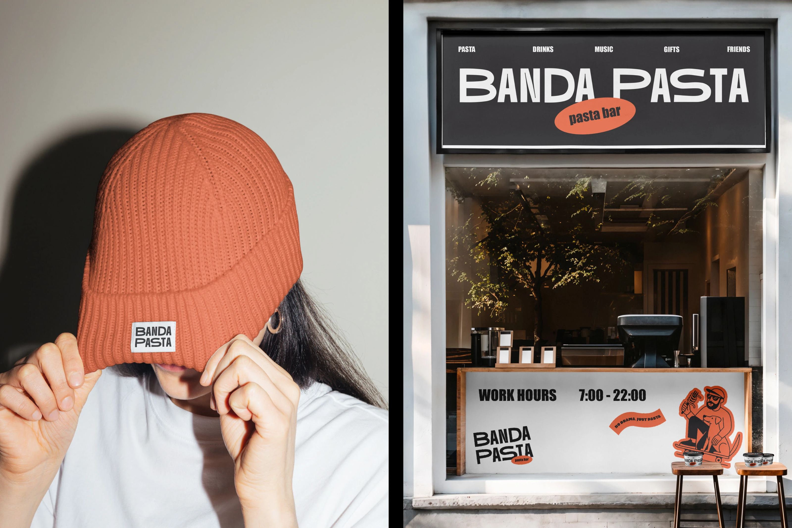 BANDA PASTA BAR BRAND IDENTITY — Изображение №22 — Брендинг, Графика на Dprofile