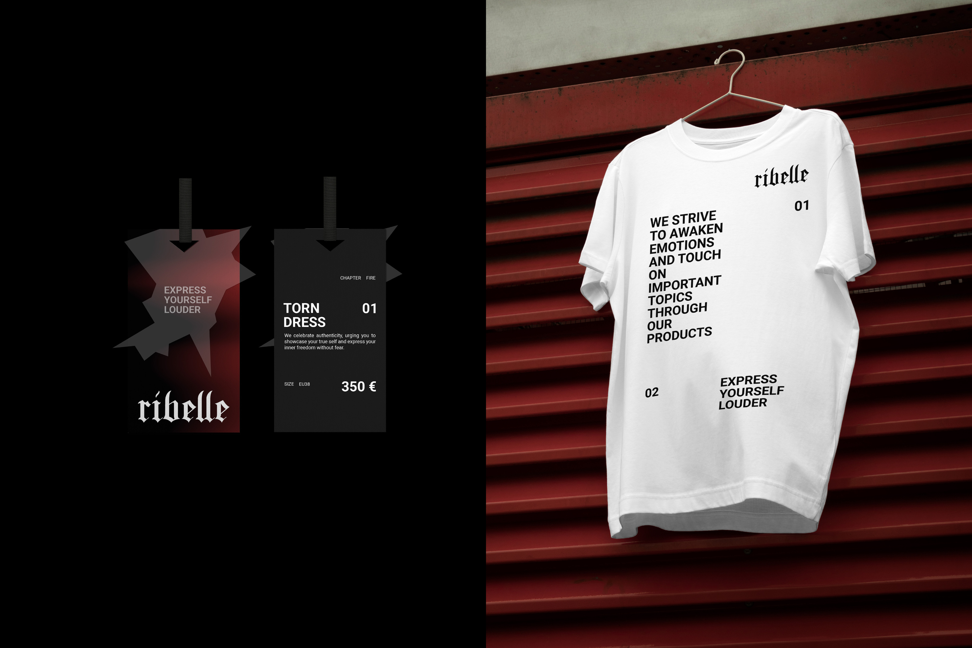 RIBELLE / CLOTHING BRAND IDENTITY — Изображение №16 — Брендинг, Графика на Dprofile