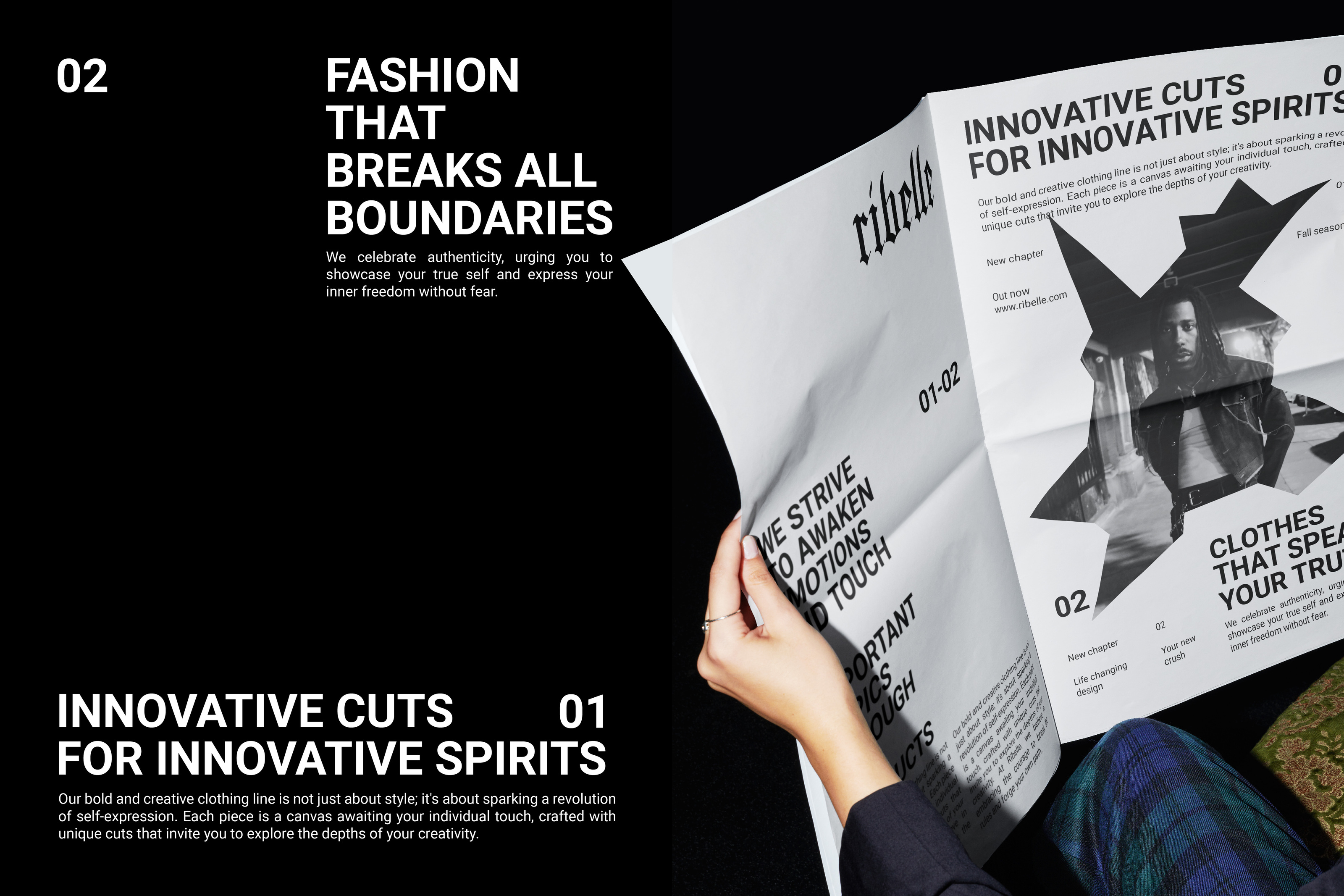 RIBELLE / CLOTHING BRAND IDENTITY — Изображение №14 — Брендинг, Графика на Dprofile