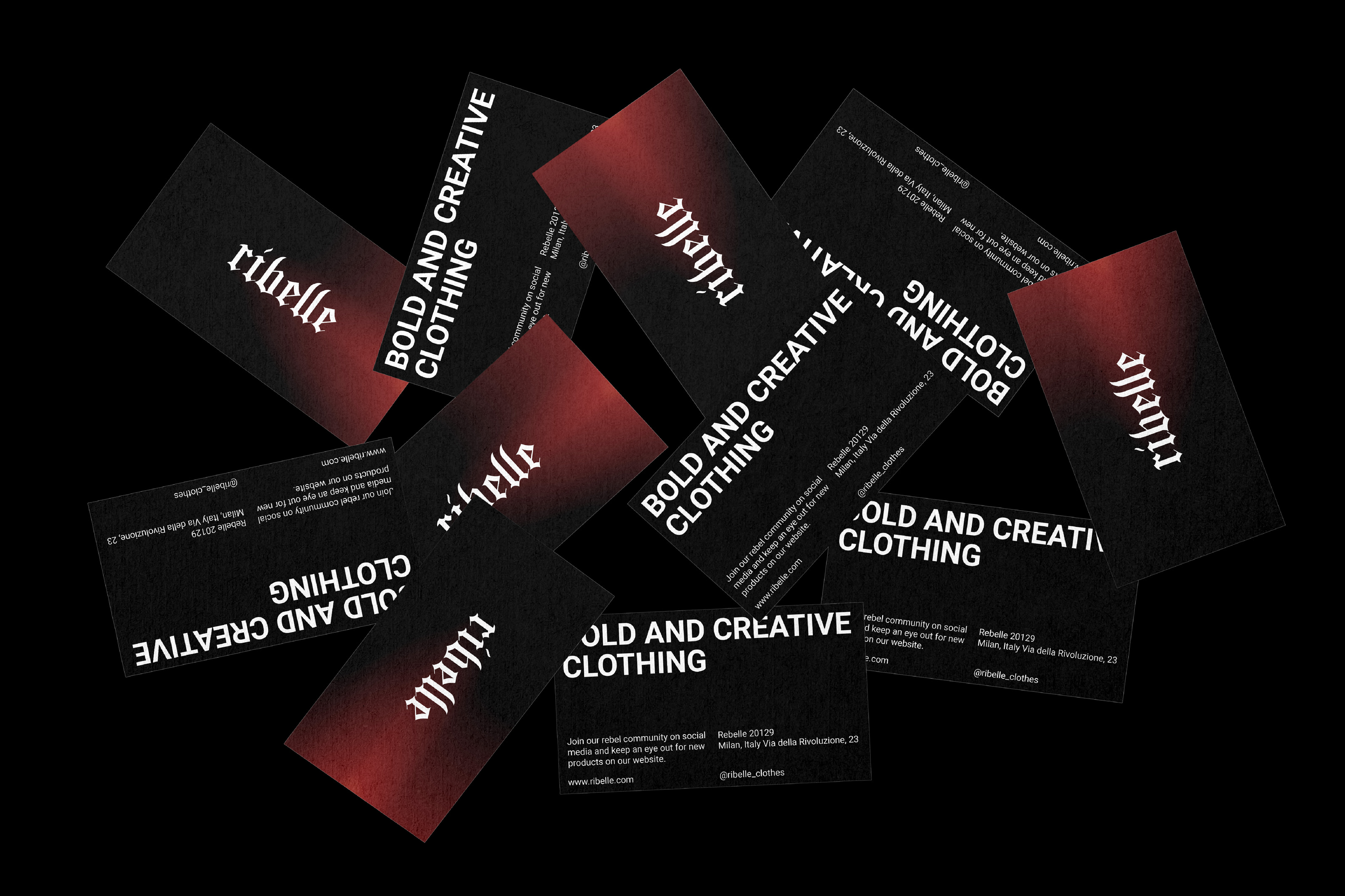 RIBELLE / CLOTHING BRAND IDENTITY — Изображение №11 — Брендинг, Графика на Dprofile