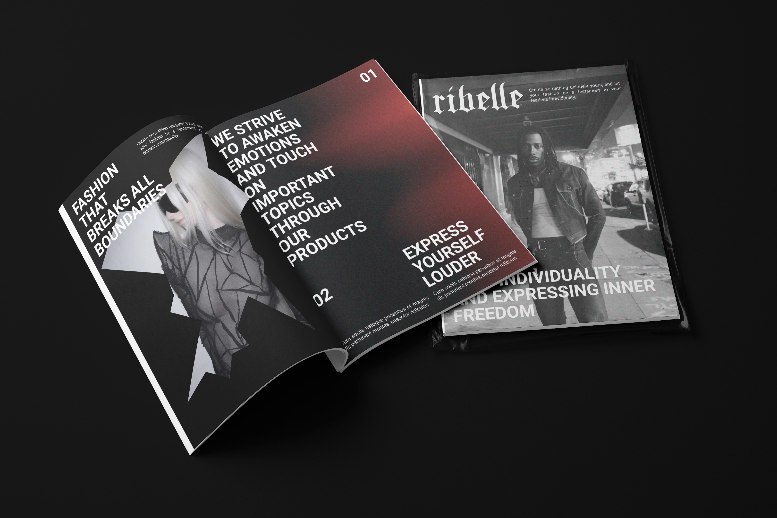 RIBELLE / CLOTHING BRAND IDENTITY — Изображение №17 — Брендинг, Графика на Dprofile