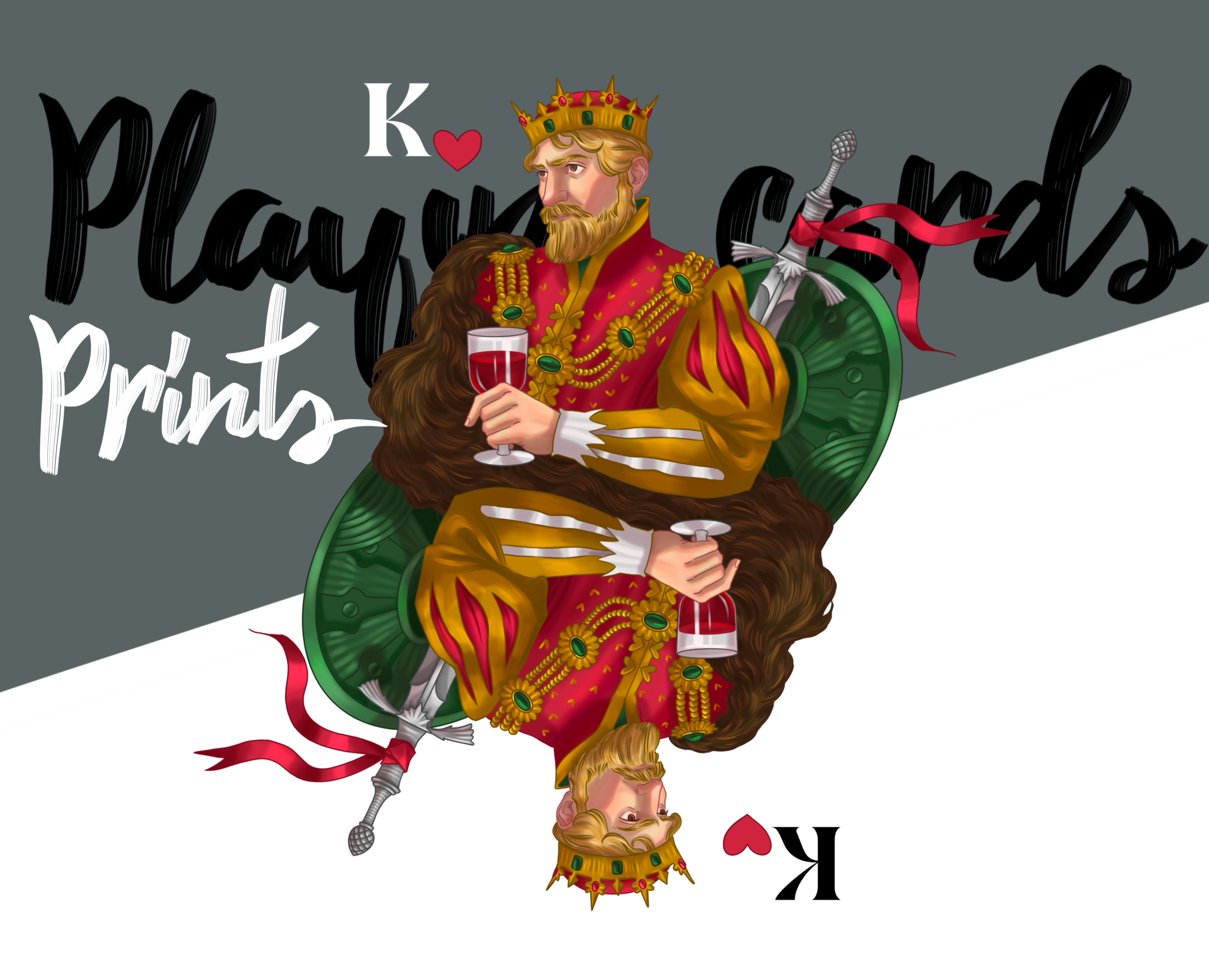 Принты с игральными картами/ Playing Card Prints на Dprofile