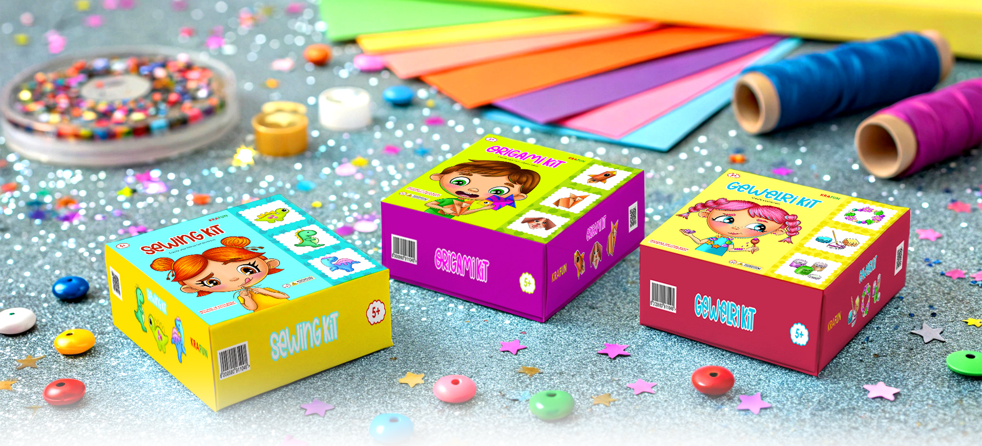 Дизайн персонажей для упаковок детского творчества — Изображение №1 — Брендинг, Иллюстрация на Dprofile