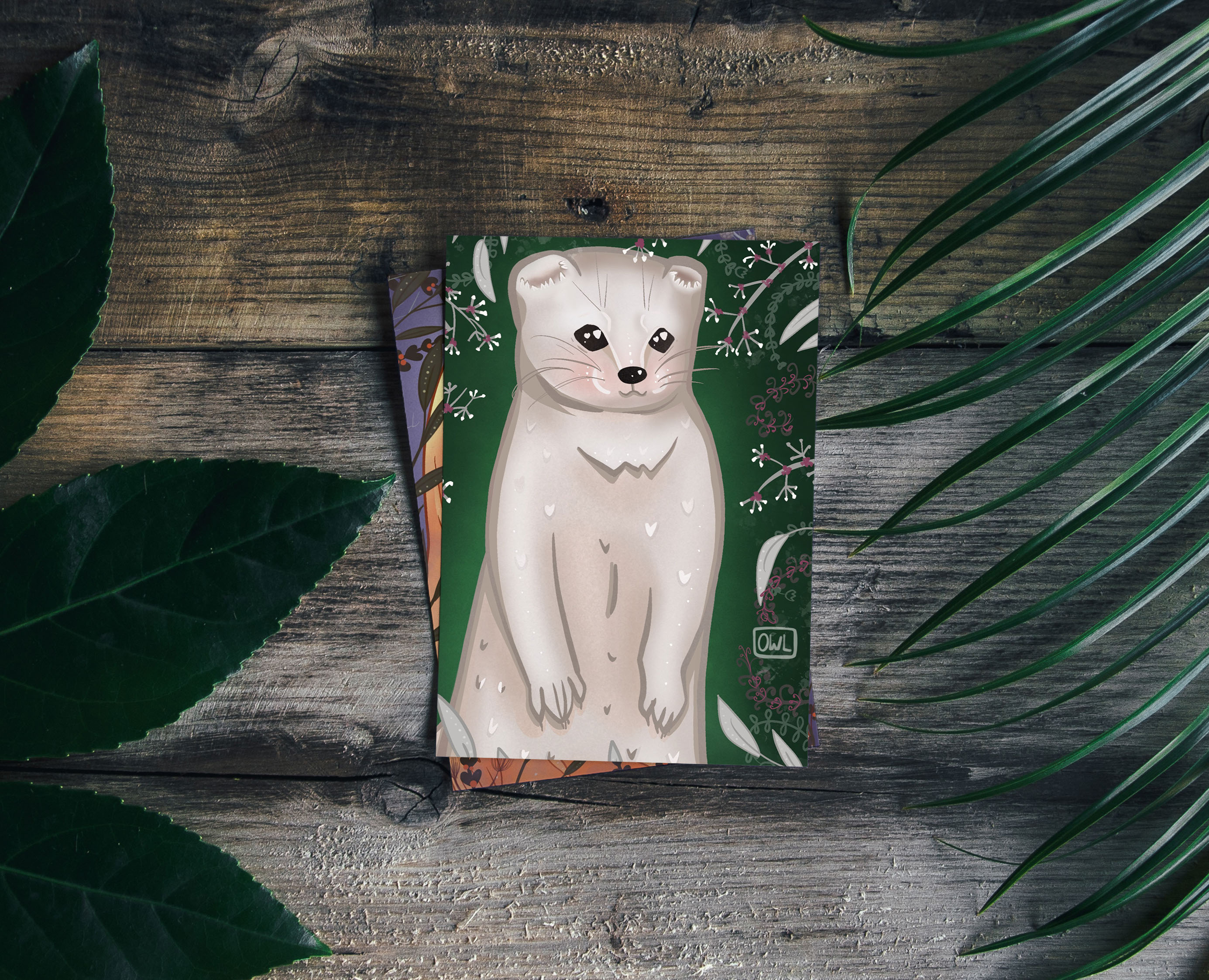 Postcard design with animals — Изображение №4 — Иллюстрация на Dprofile
