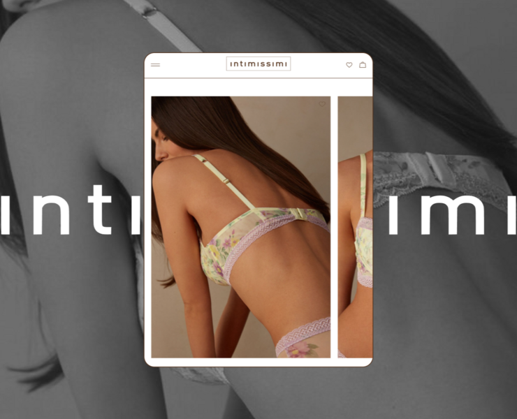 Redesign concept INTIMISSIMI — Интерфейсы, Брендинг на Dprofile
