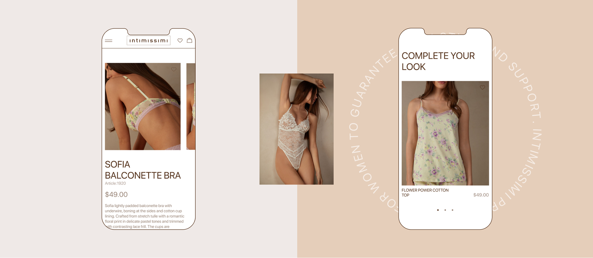 Redesign concept INTIMISSIMI — Изображение №5 — Интерфейсы, Брендинг на Dprofile