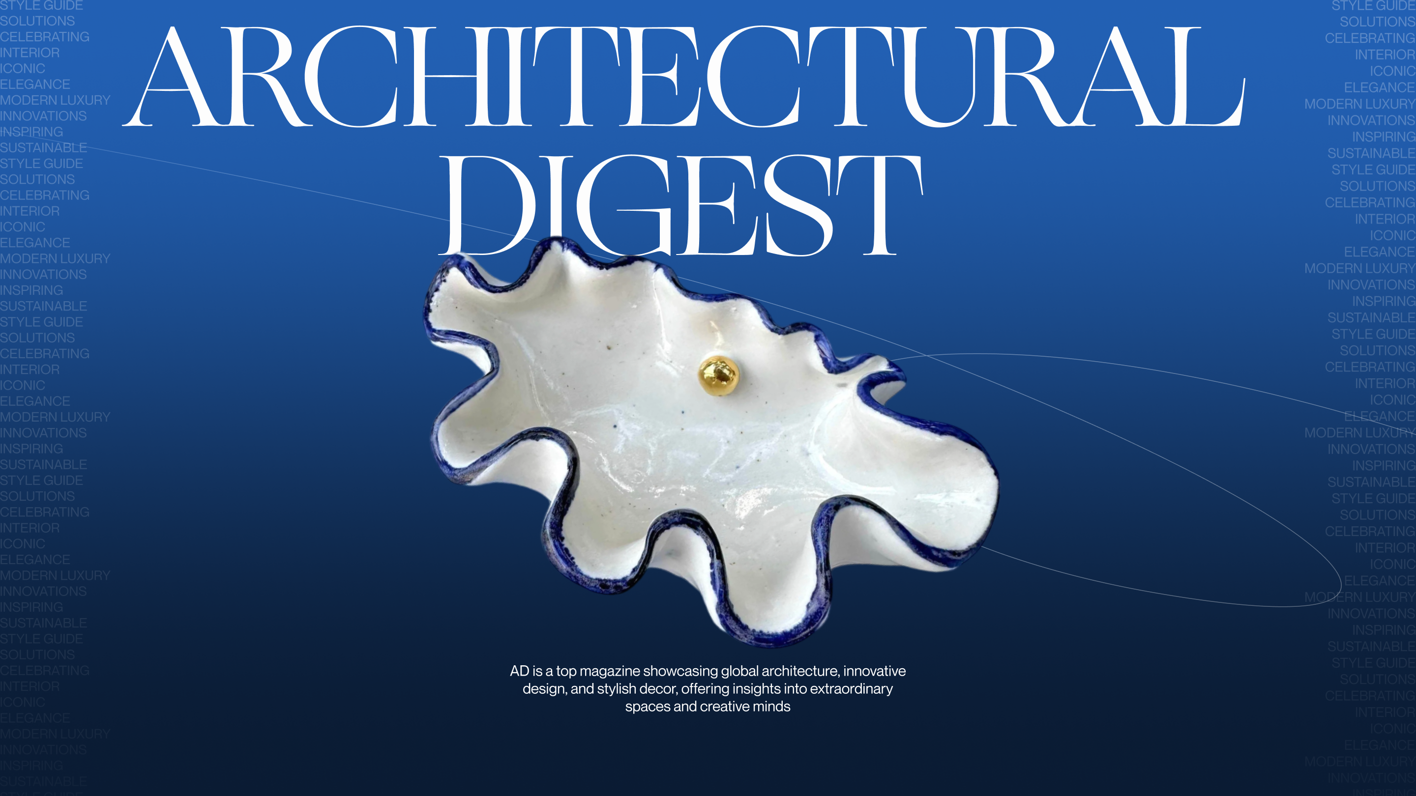 Architectural Digest ⎟Redesign news site — Изображение №1 — Интерфейсы, Анимация на Dprofile