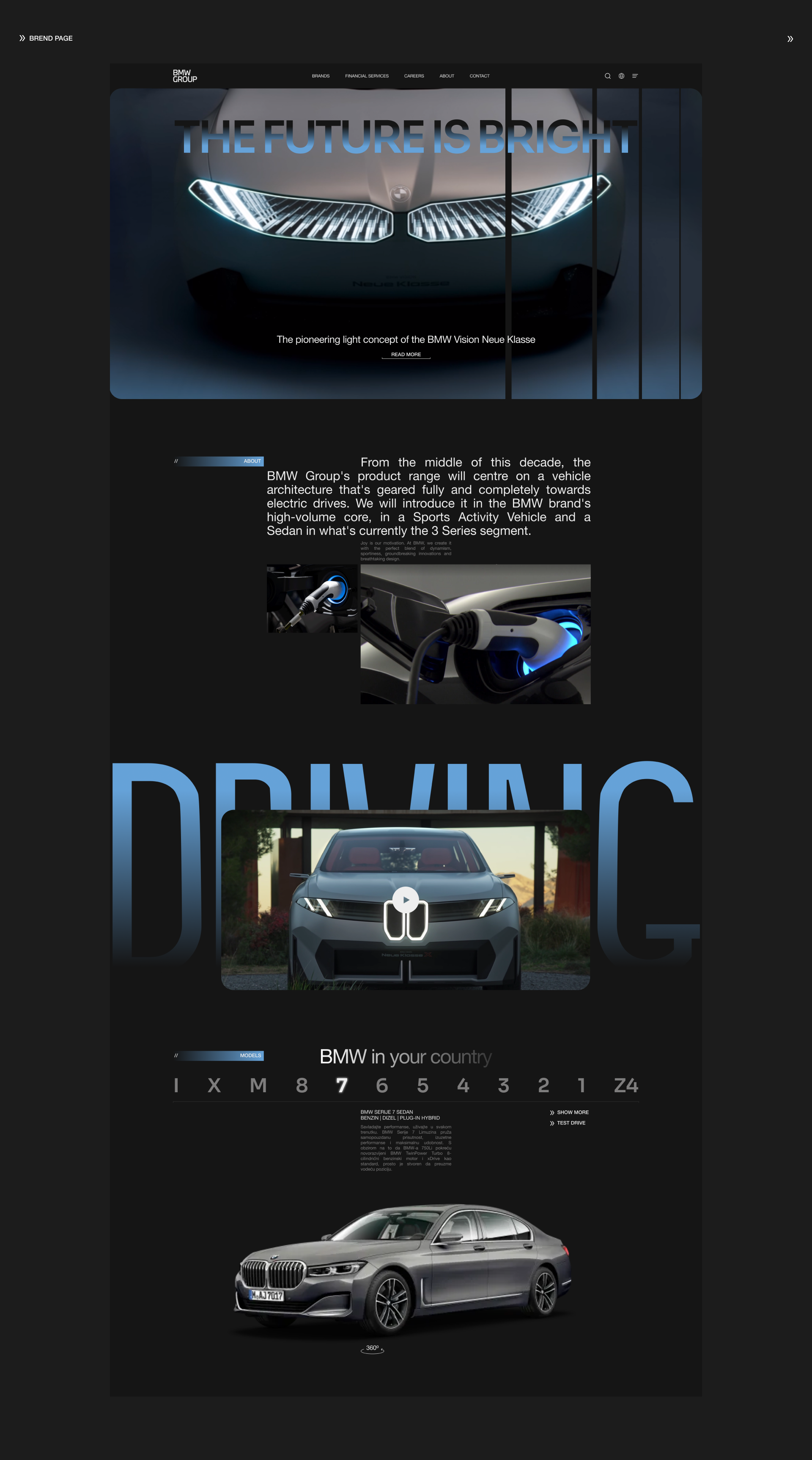 BMW Group | Corporative website | Редизайн веб-сайта — Изображение №7 — Интерфейсы на Dprofile