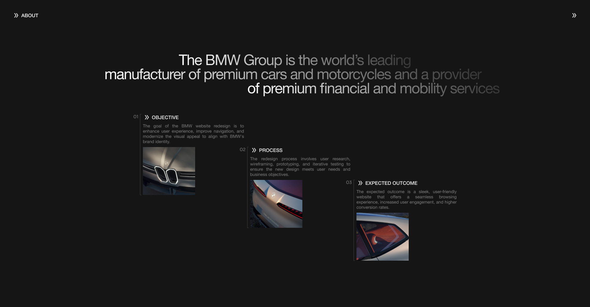 BMW Group | Corporative website | Редизайн веб-сайта — Изображение №2 — Интерфейсы на Dprofile