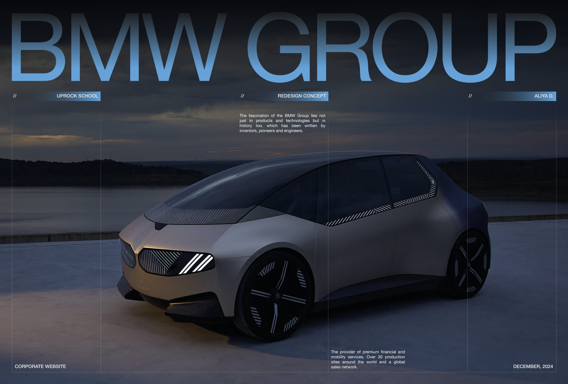 BMW Group | Corporative website | Редизайн веб-сайта — Изображение №1 — Интерфейсы на Dprofile