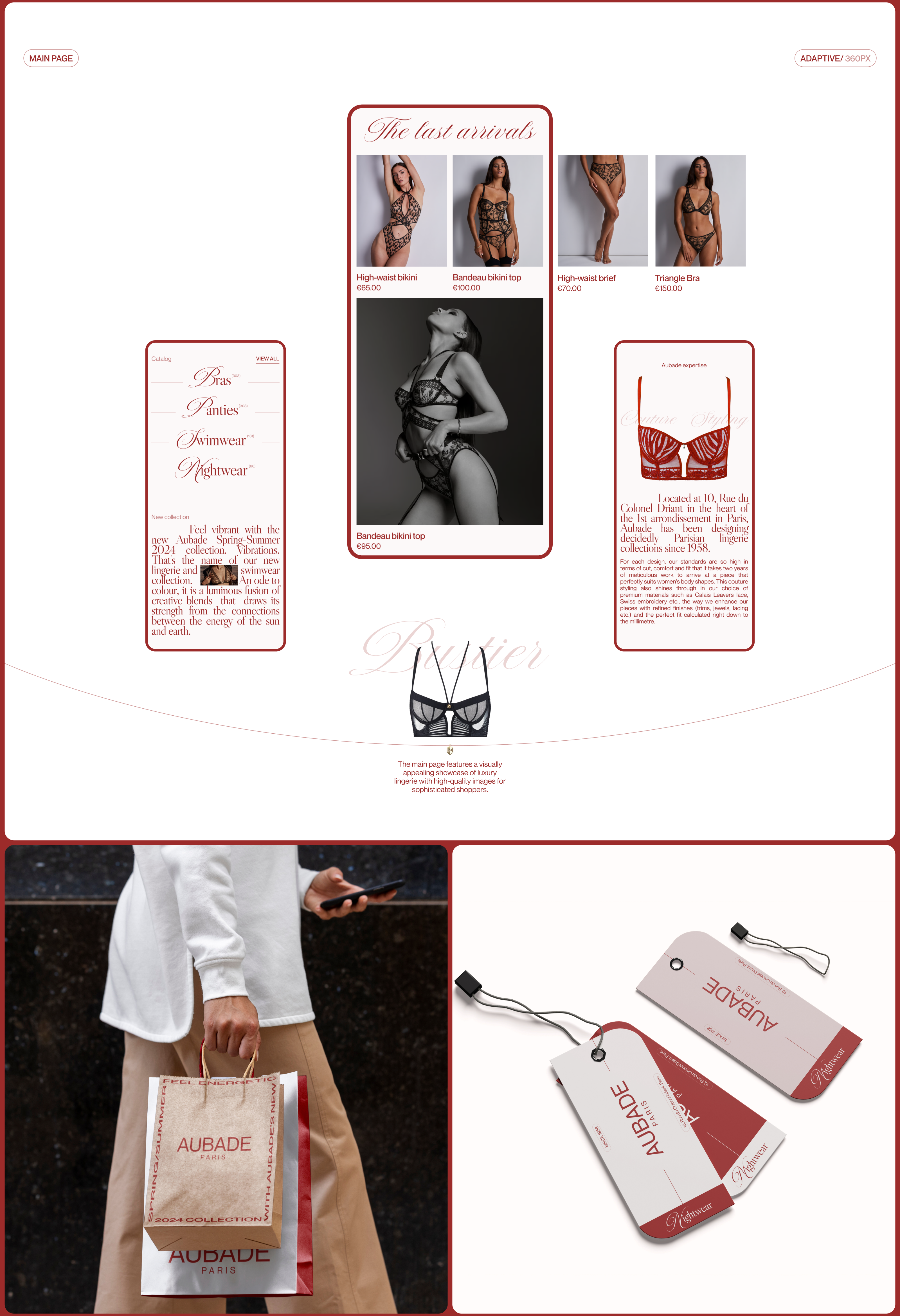 Aubade | E-commerce | Редизайн веб-сайта — Изображение №2 — Интерфейсы на Dprofile