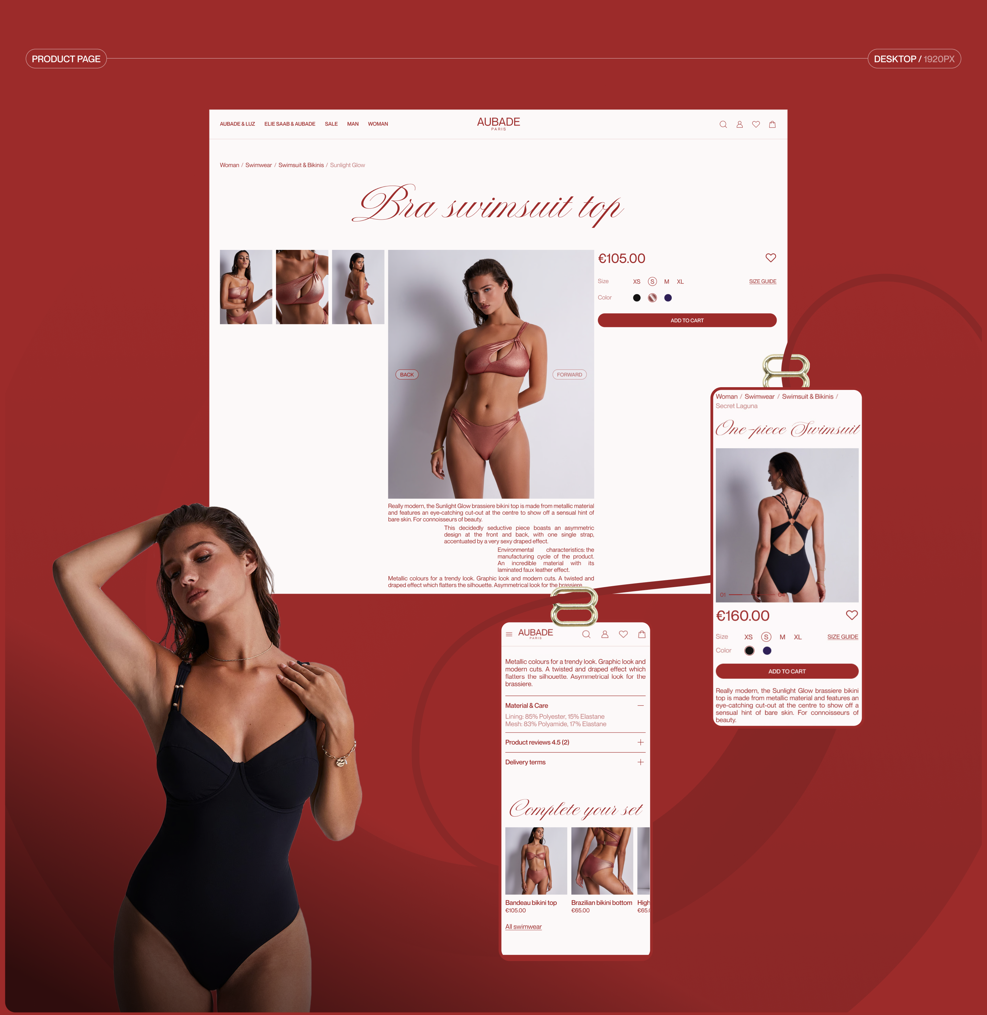 Aubade | E-commerce | Редизайн веб-сайта — Изображение №4 — Интерфейсы на Dprofile